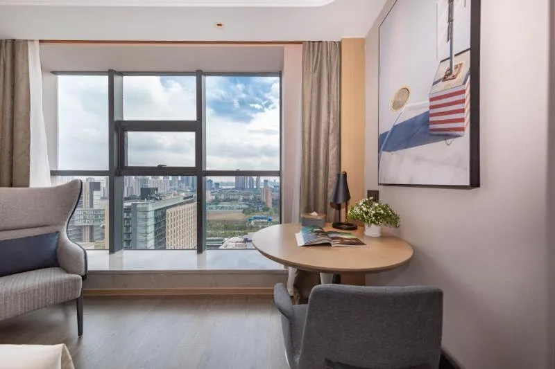 Bedroom in Atour Hotel Wuhan International Expo Center