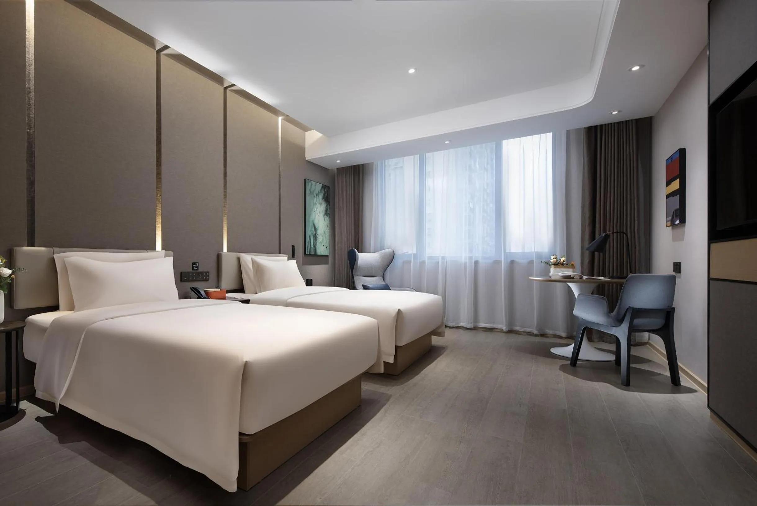 Bed in Atour Hotel Changsha Wangcheng District