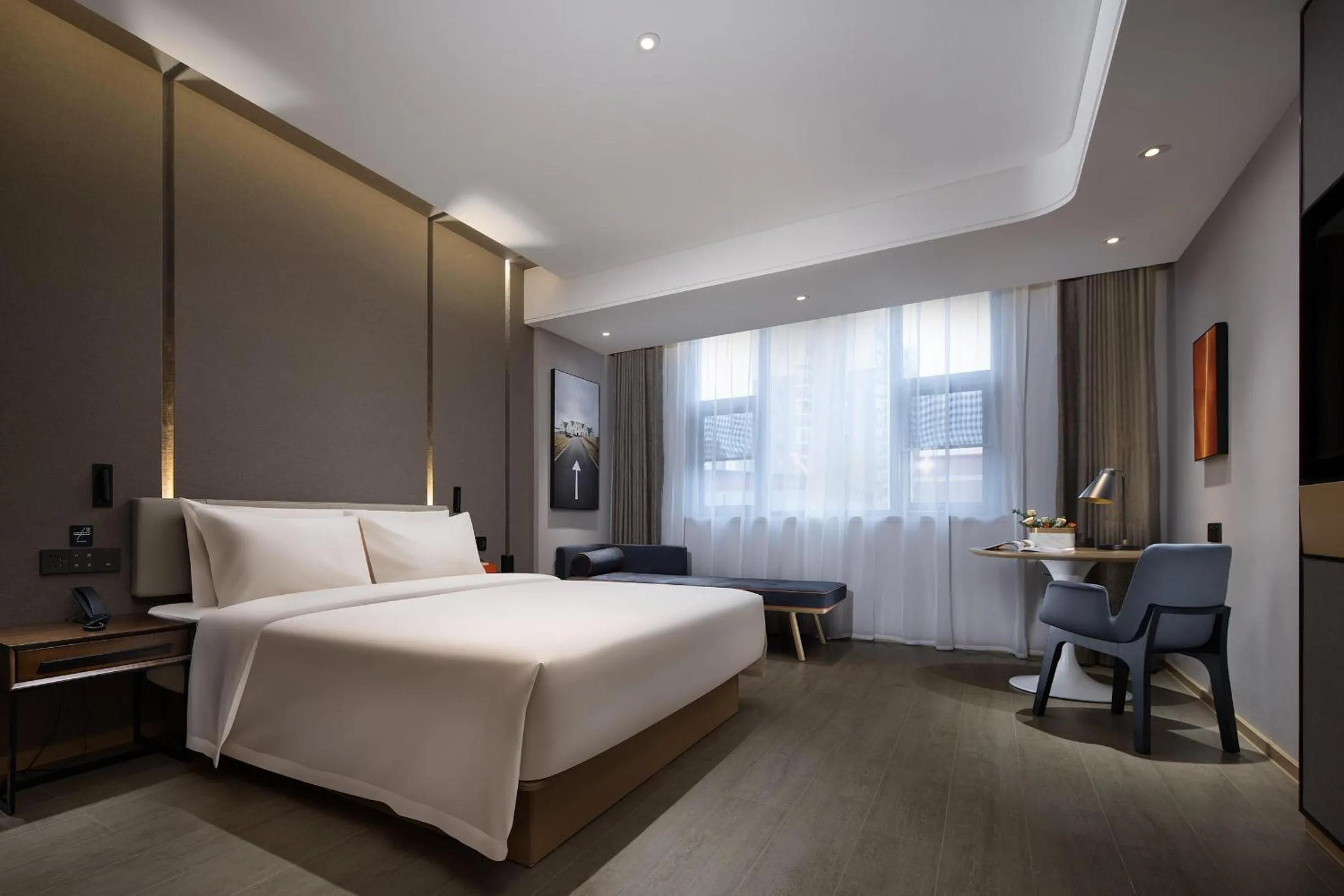 Bed in Atour Hotel Changsha Wangcheng District