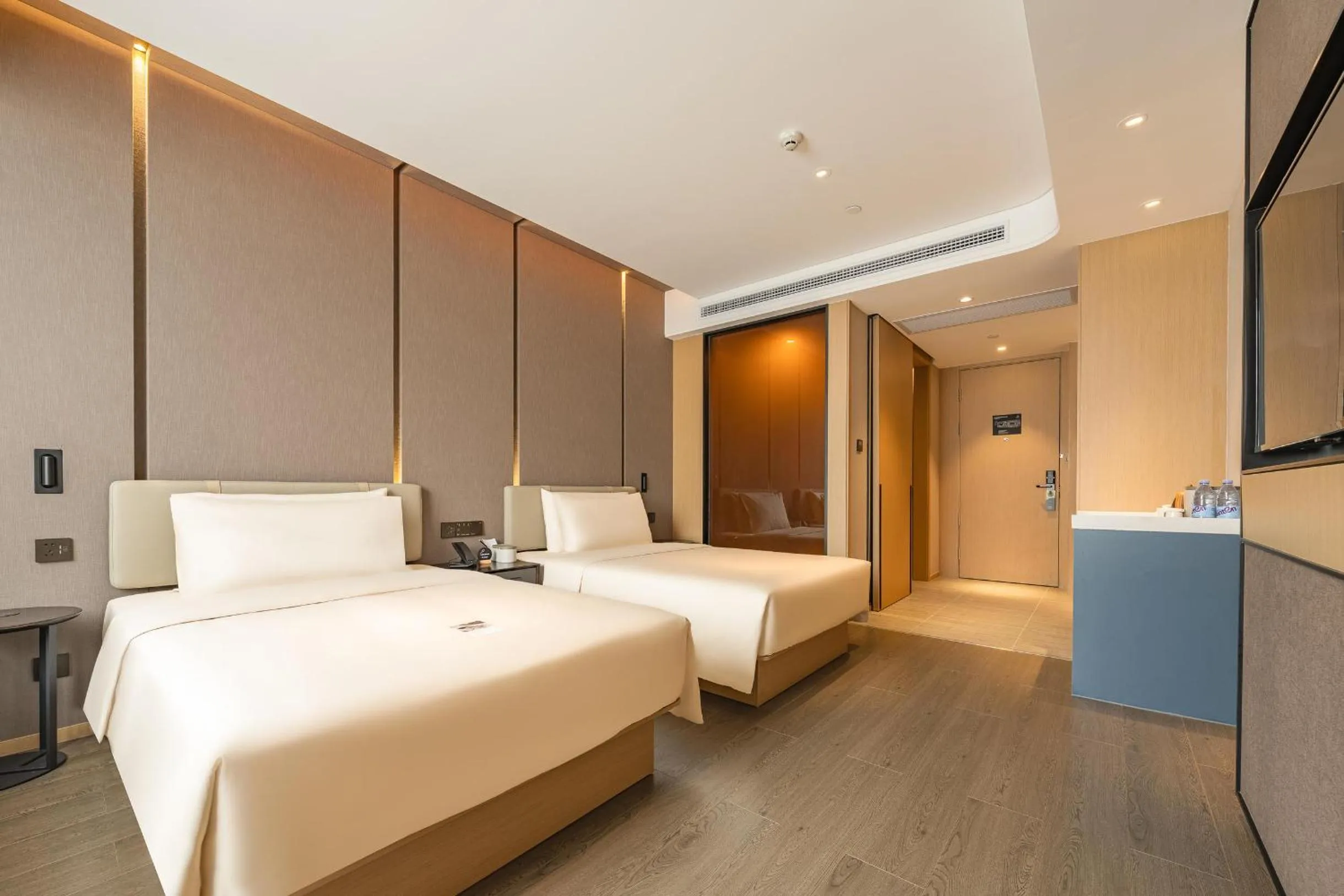 Bed in Atour Hotel Guangzhou Zhujiang New Town Wuyangtun
