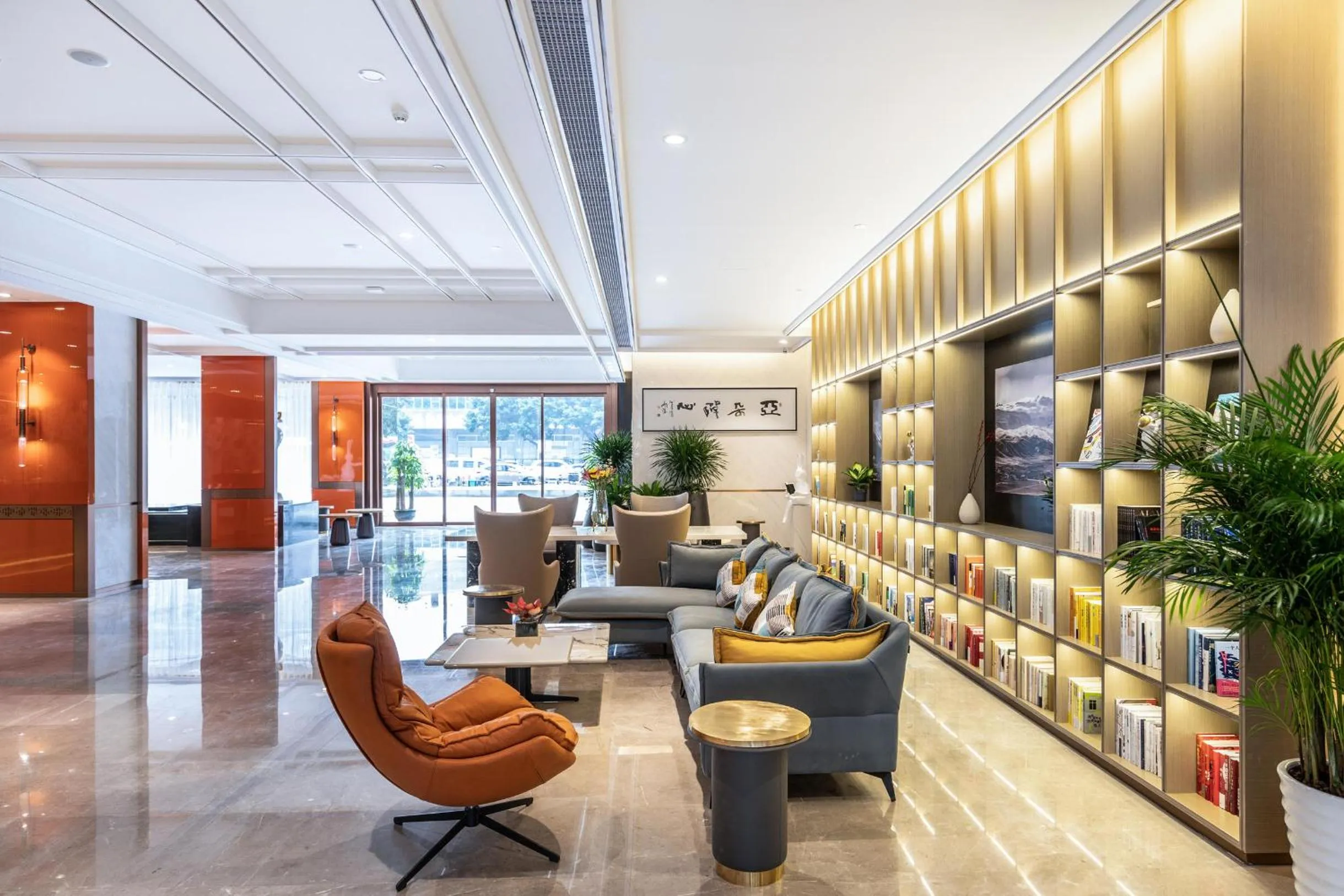 Seating area in Atour Hotel Guangzhou Liwan District Jiaokou