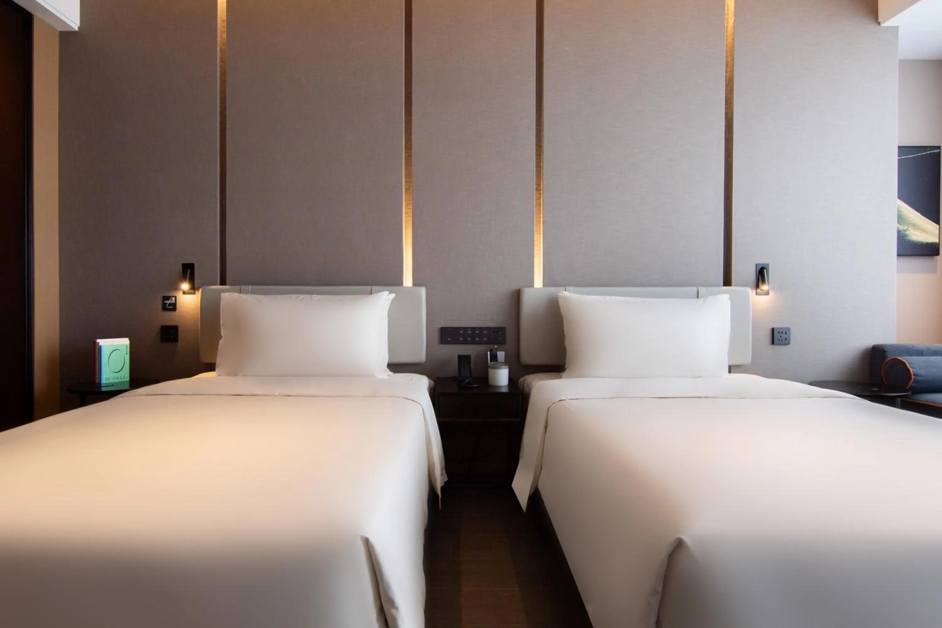 Bed in Atour Hotel Guangzhou Liwan District Jiaokou