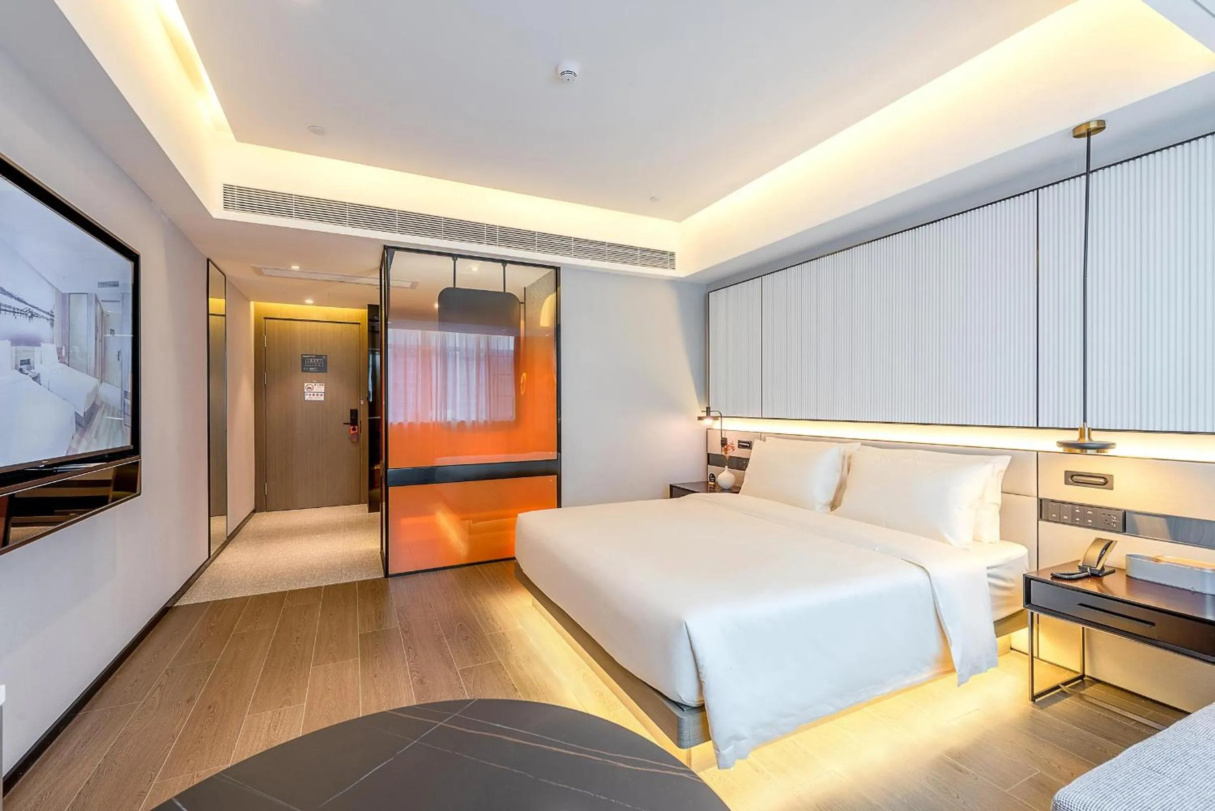 Bed in Atour S Hotel Shenzhen Futian Port