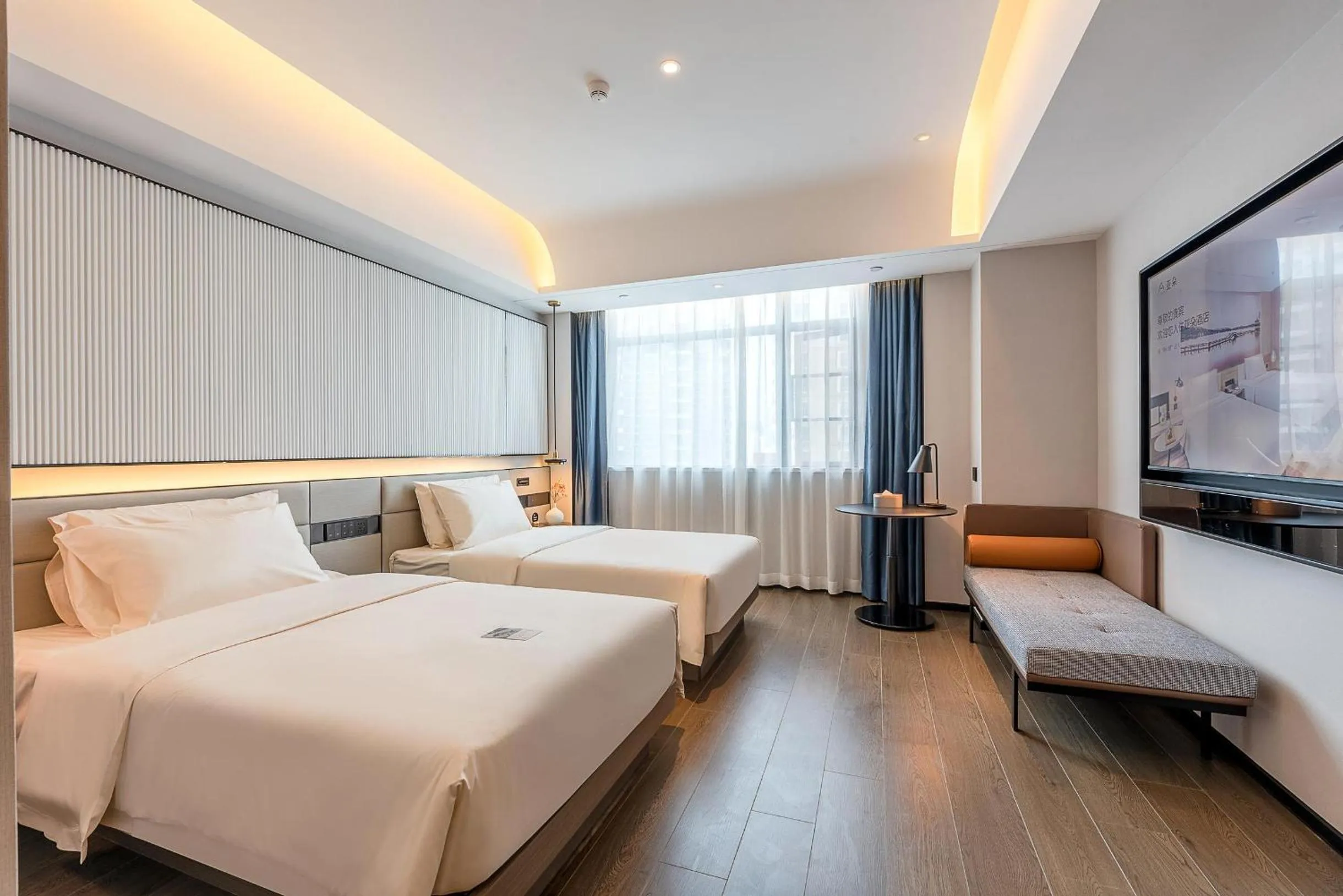 Bed in Atour S Hotel Shenzhen Futian Port