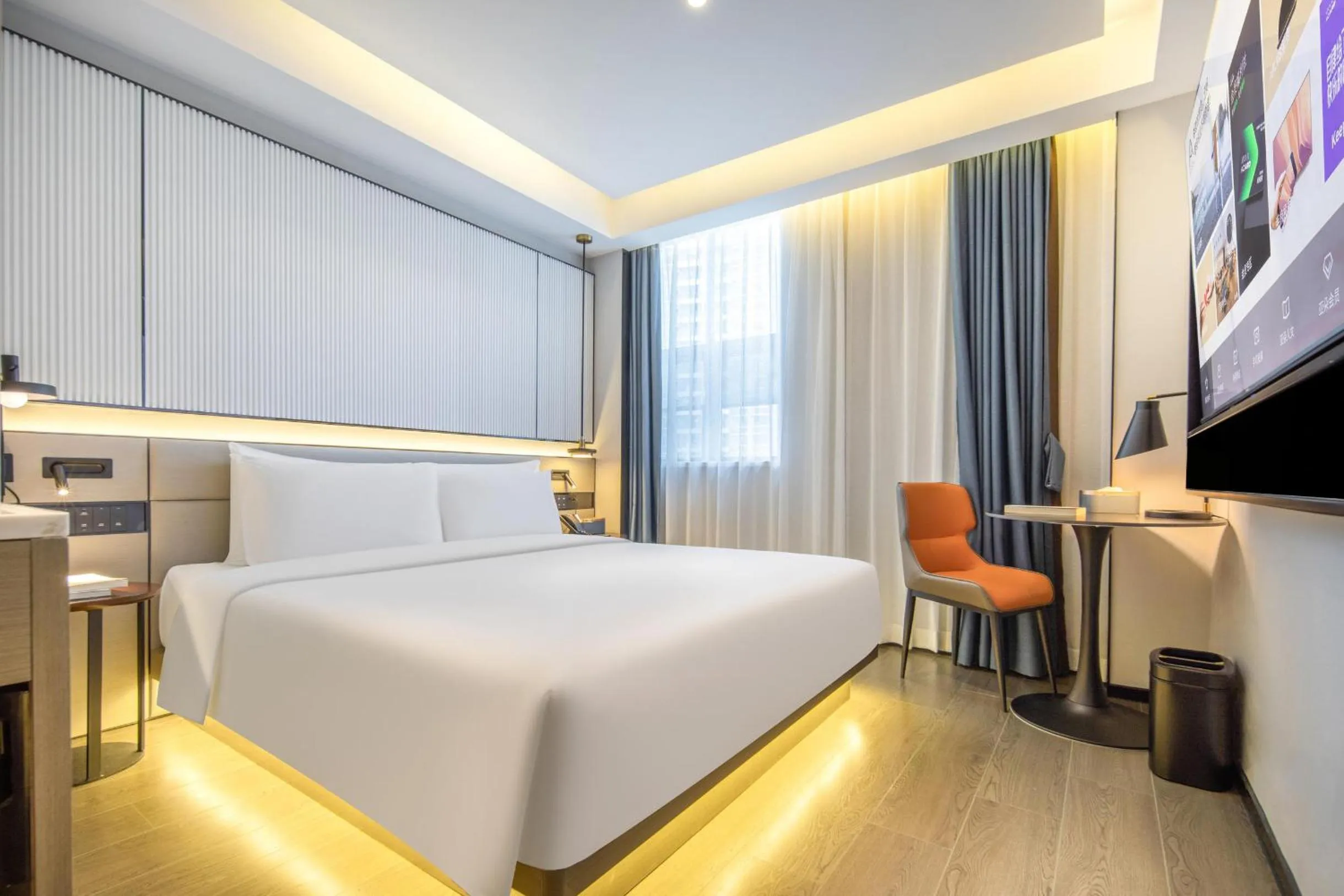 Bed in Atour S Hotel Shenzhen Futian Port