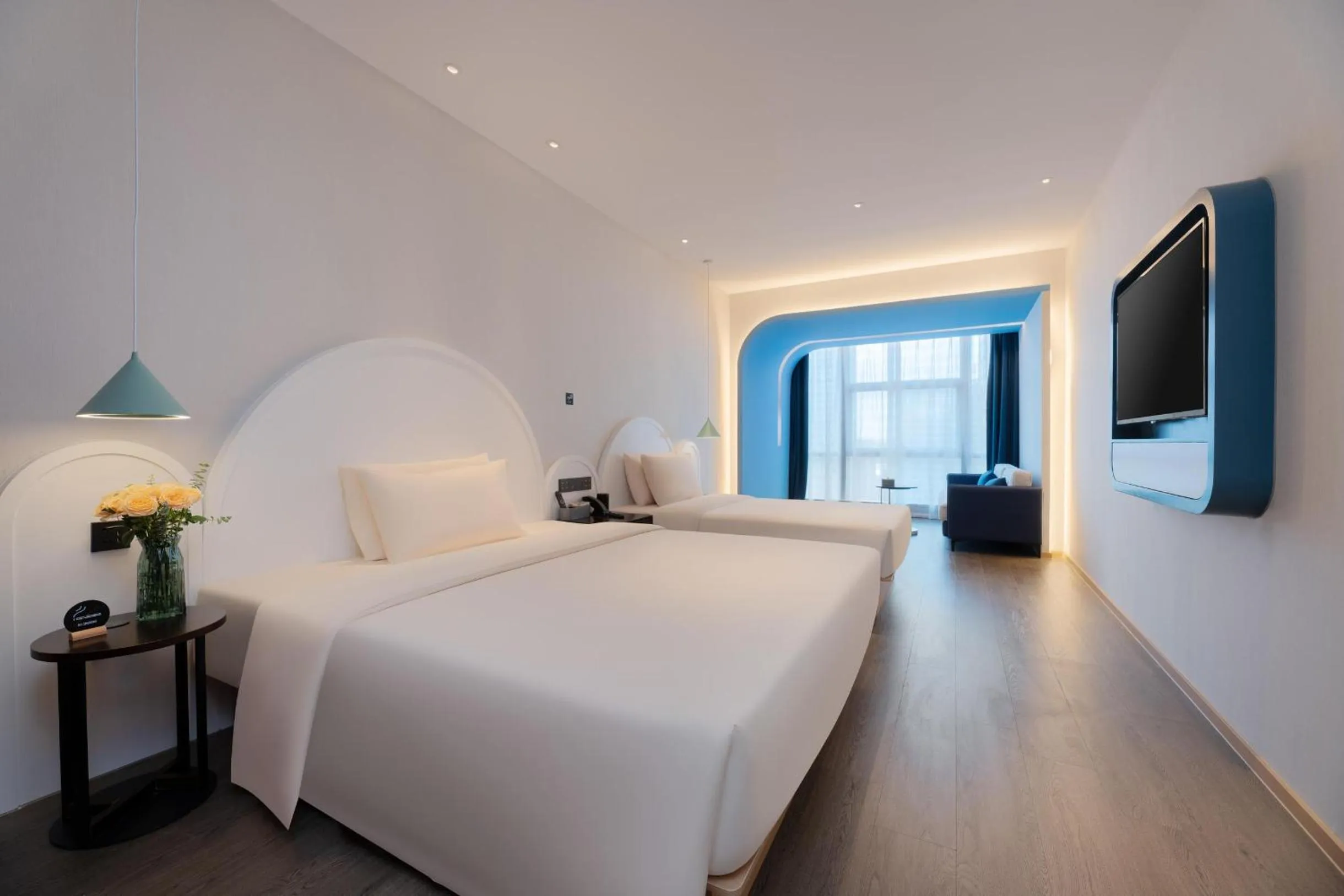 Bed in Atour Hotel Nanning Wuxiang Headquarter Base