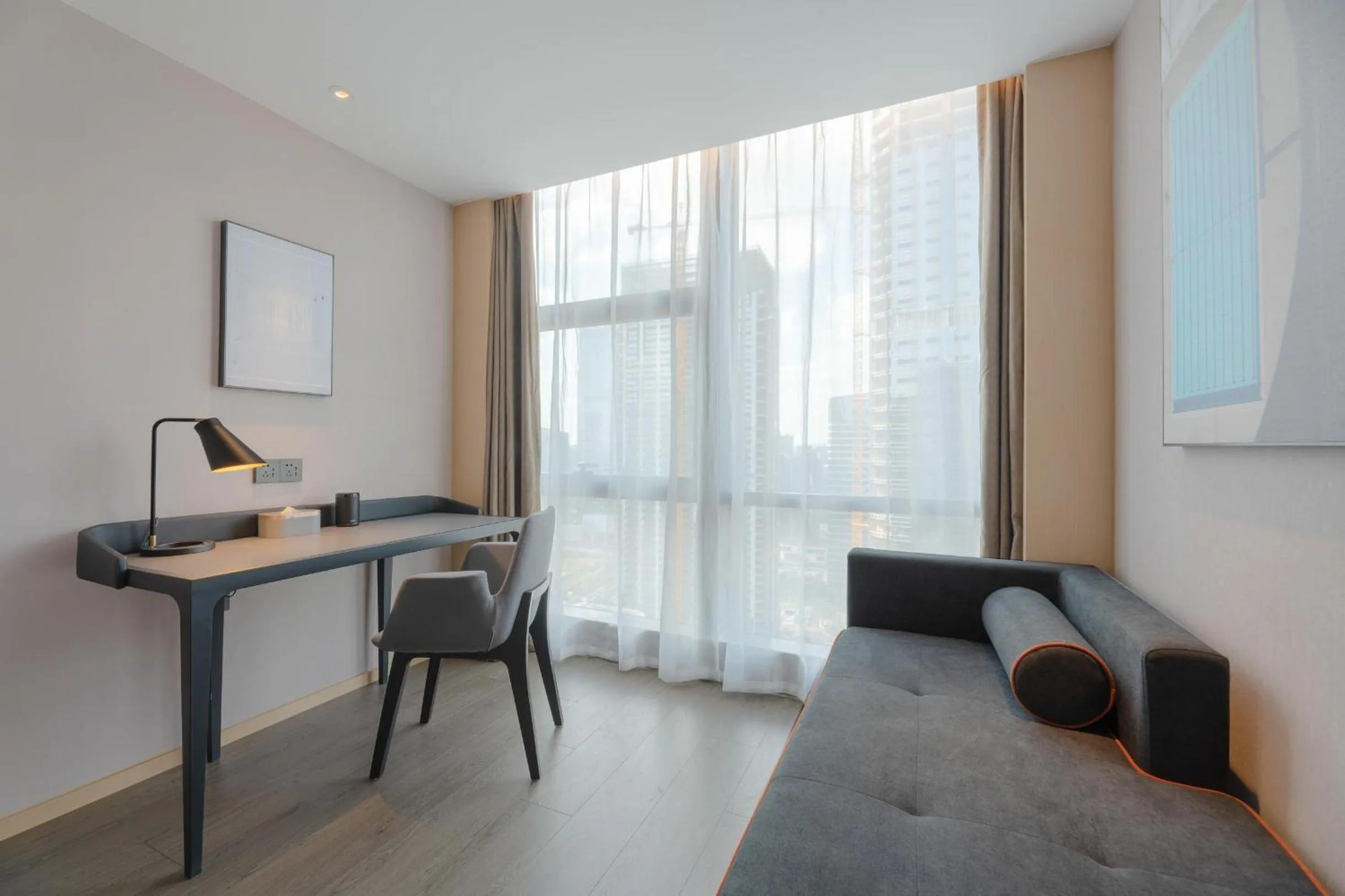 Bed in Atour Hotel Nanning Wuxiang Headquarter Base