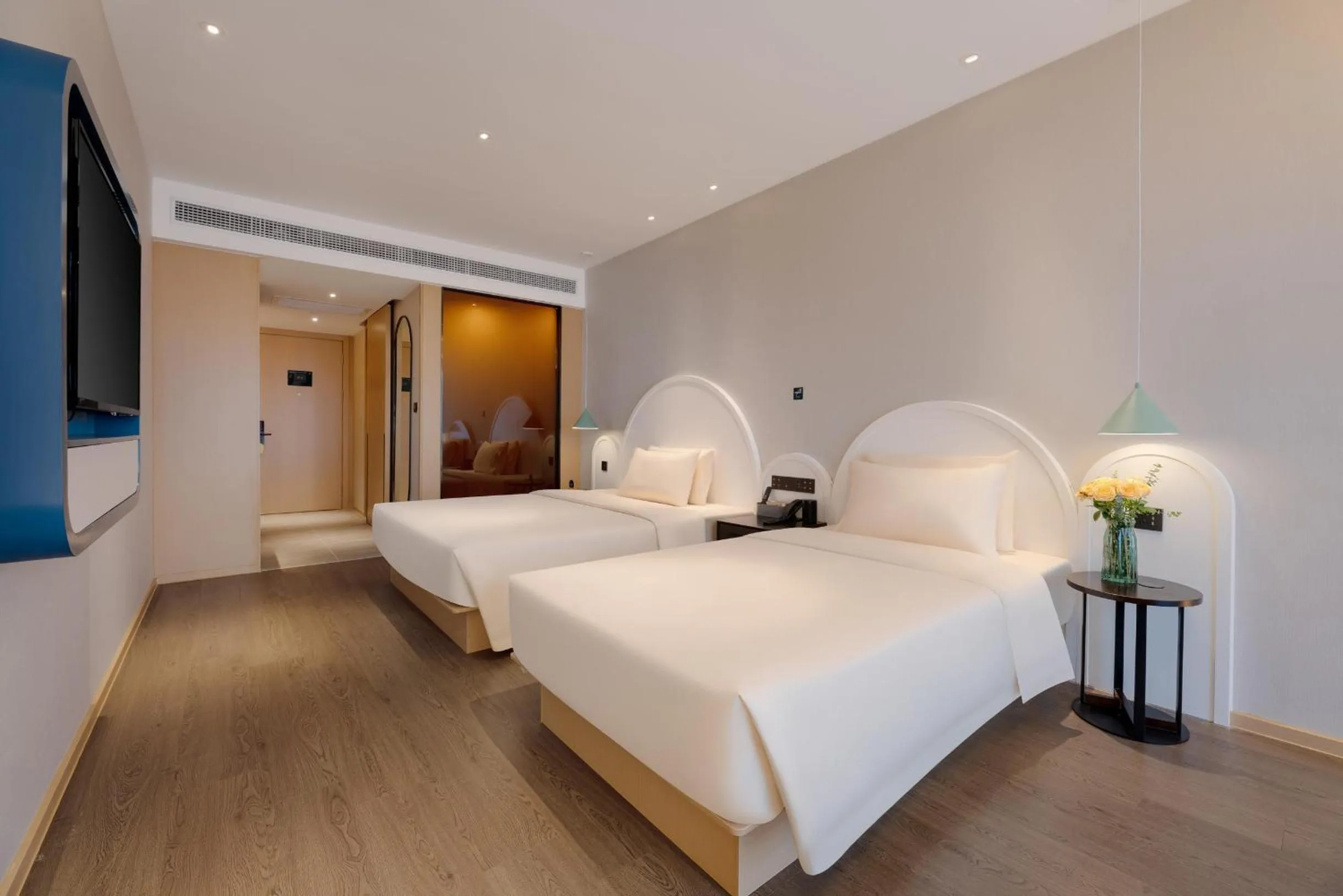 Bed in Atour Hotel Nanning Wuxiang Headquarter Base