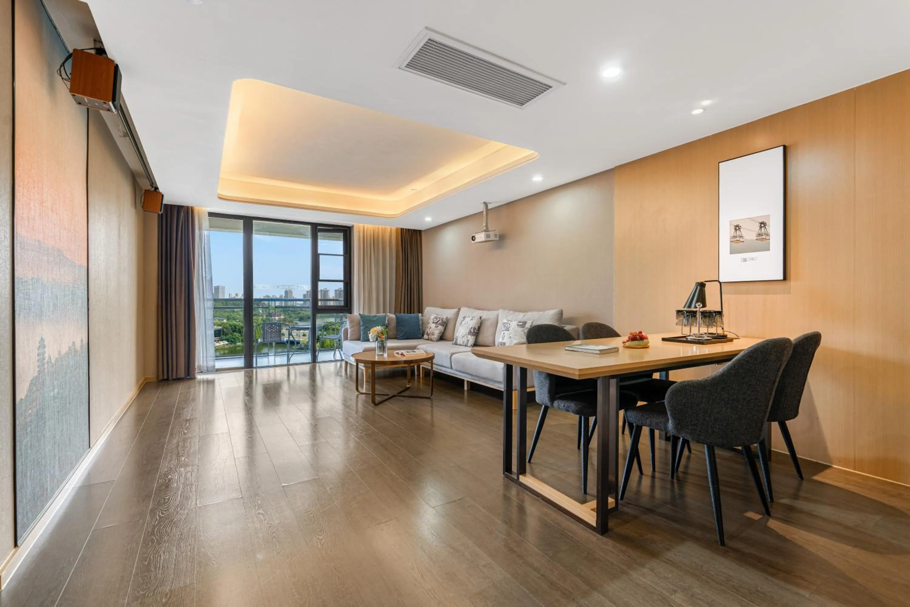 Living room in Atour Hotel Chongqing Yongchuan High-Speed Xinglong Lake