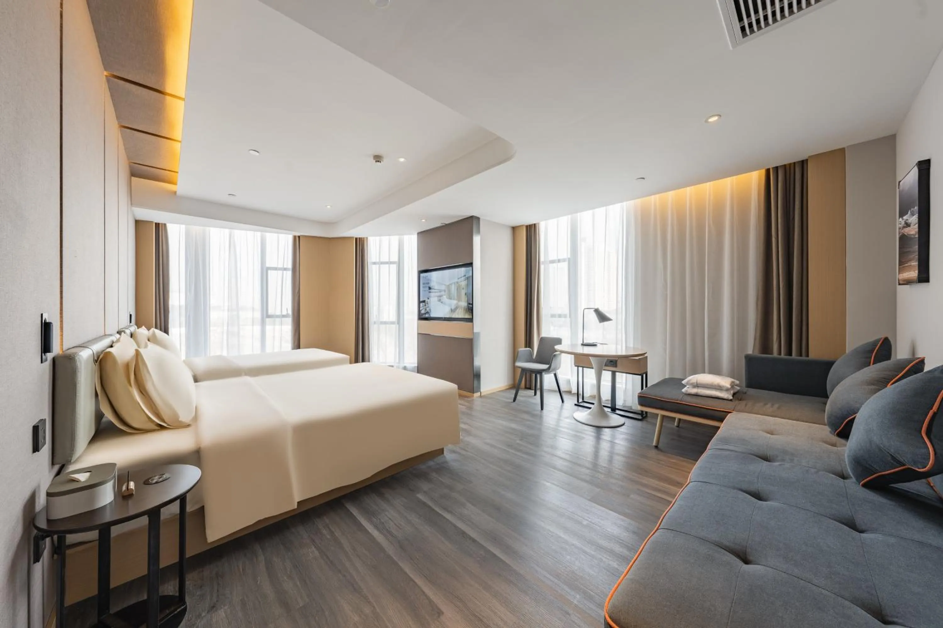 Bed in Atour Hotel Chongqing West Station