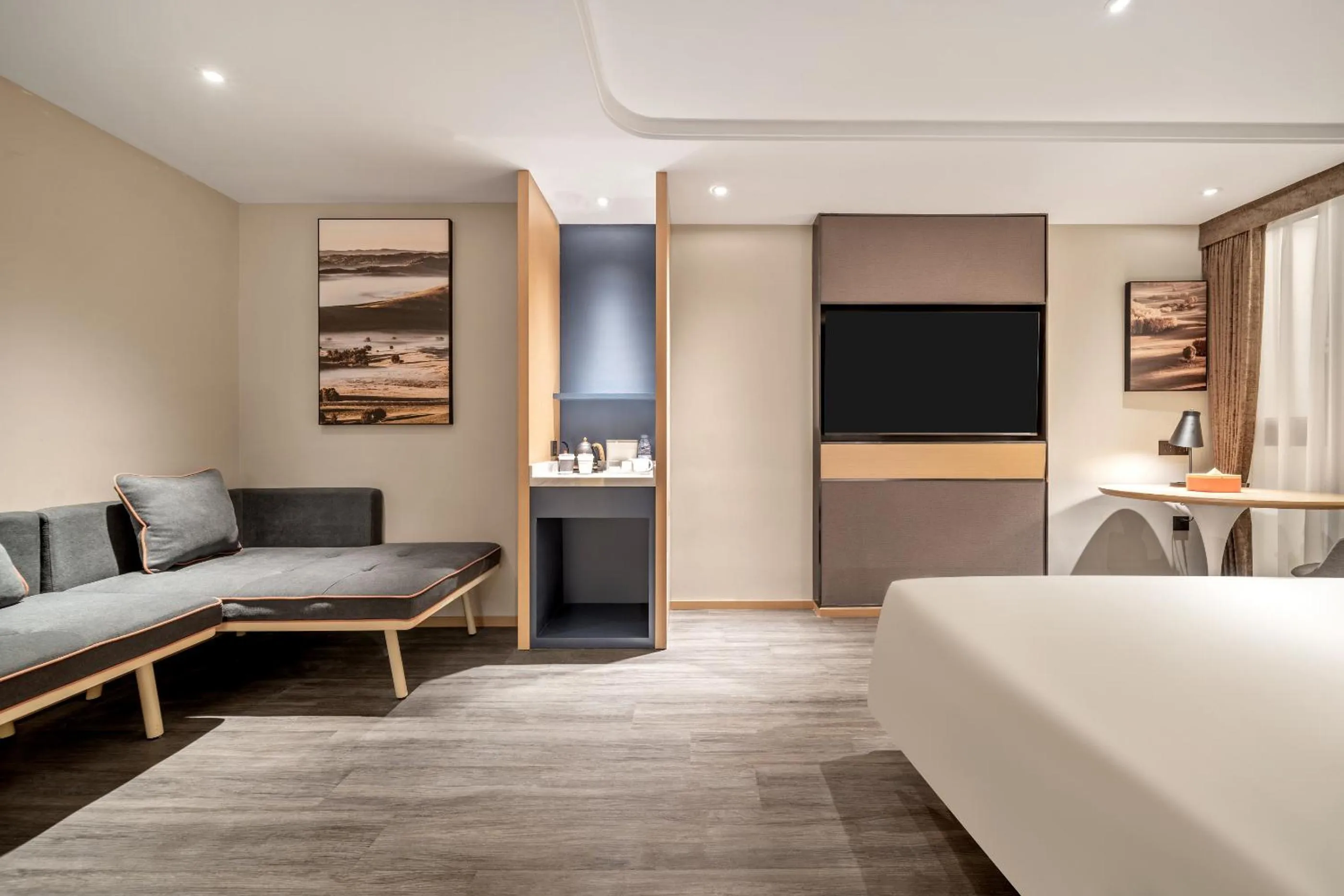 Bed in Atour Hotel Chongqing West Station