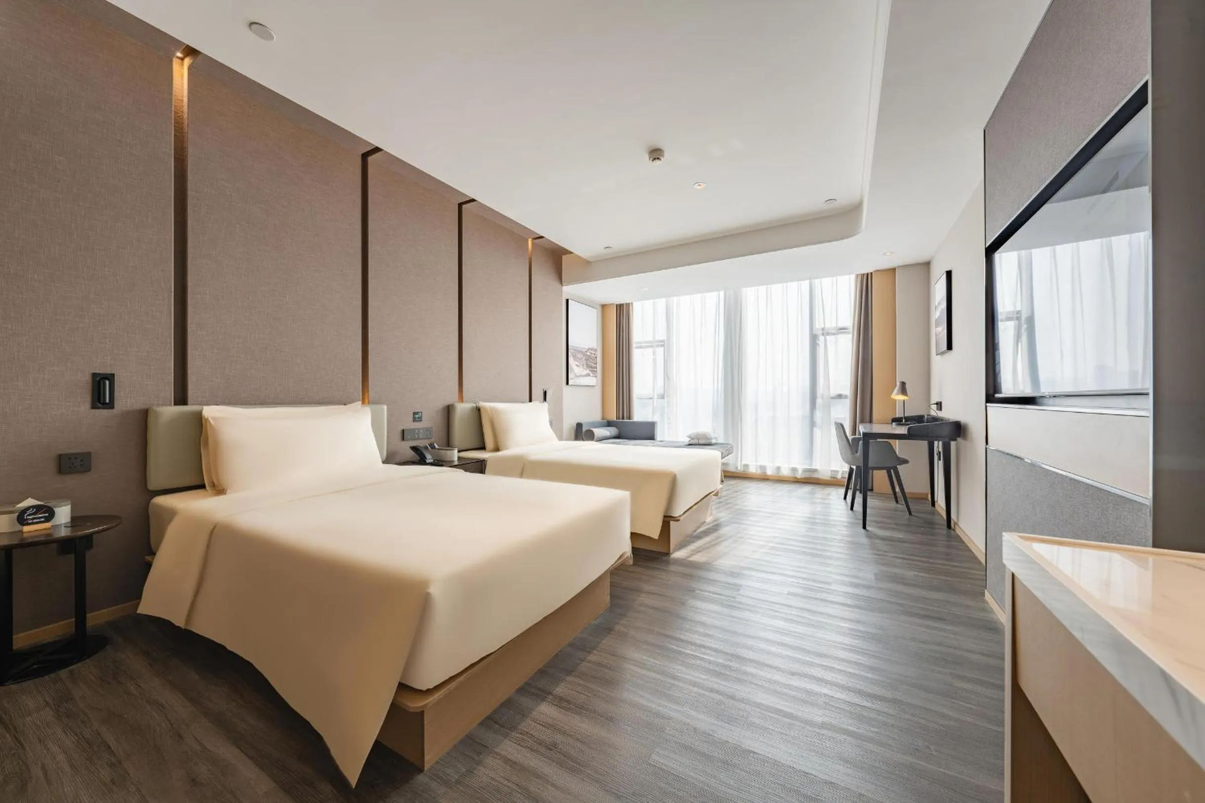 Bed in Atour Hotel Chongqing West Station