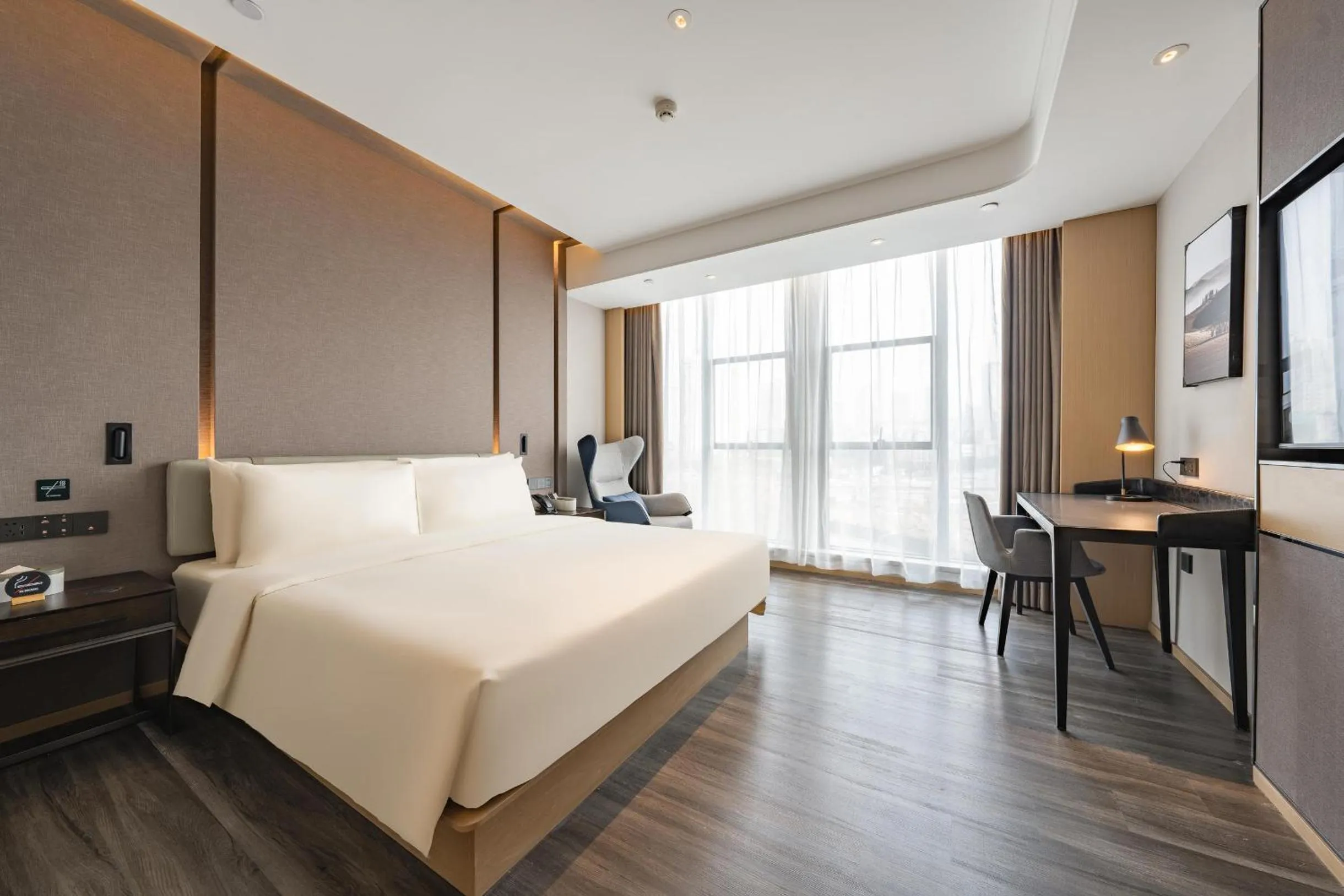 Bed in Atour Hotel Chongqing West Station