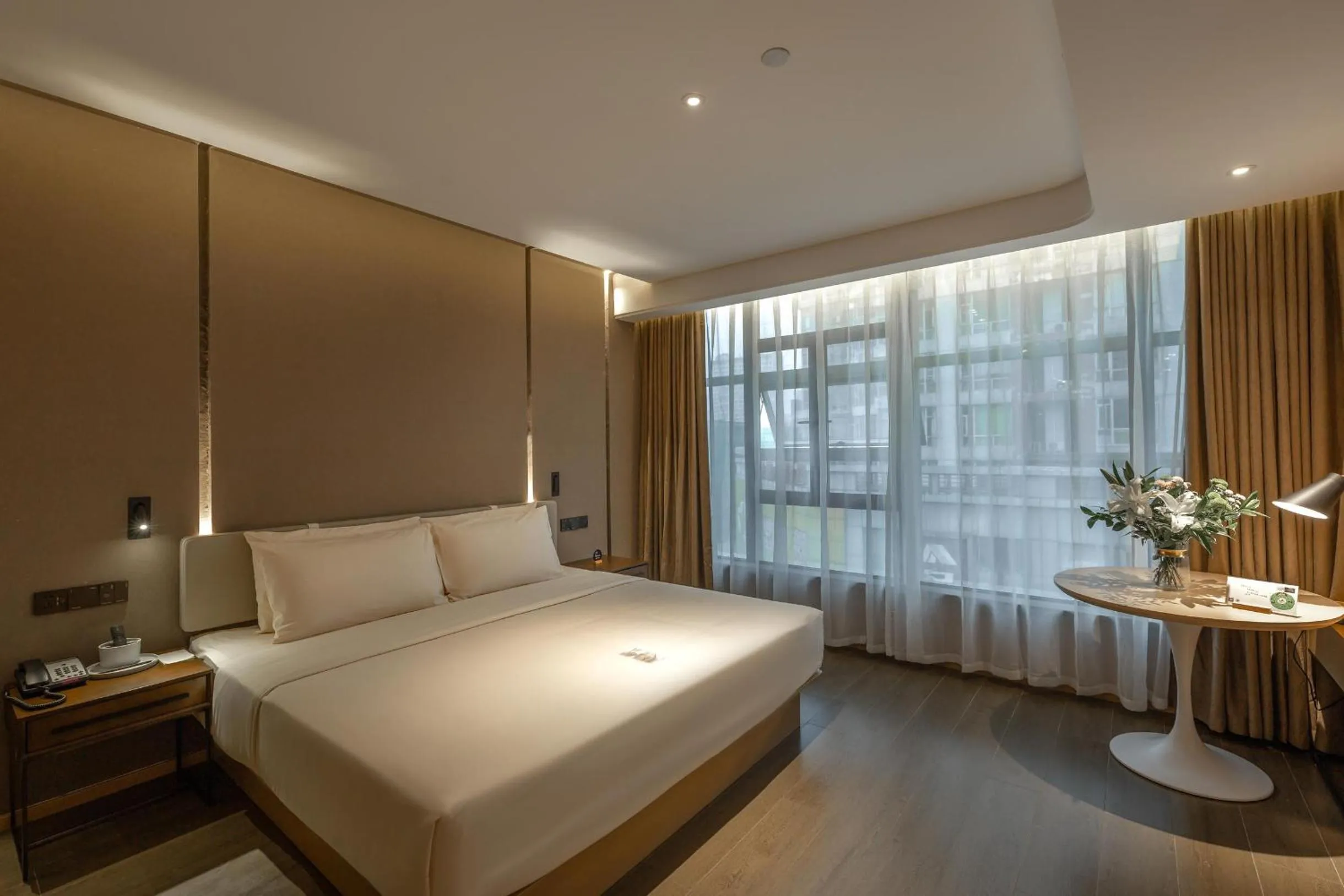 Bed in Atour Hotel Chengdu North Renmin Road
