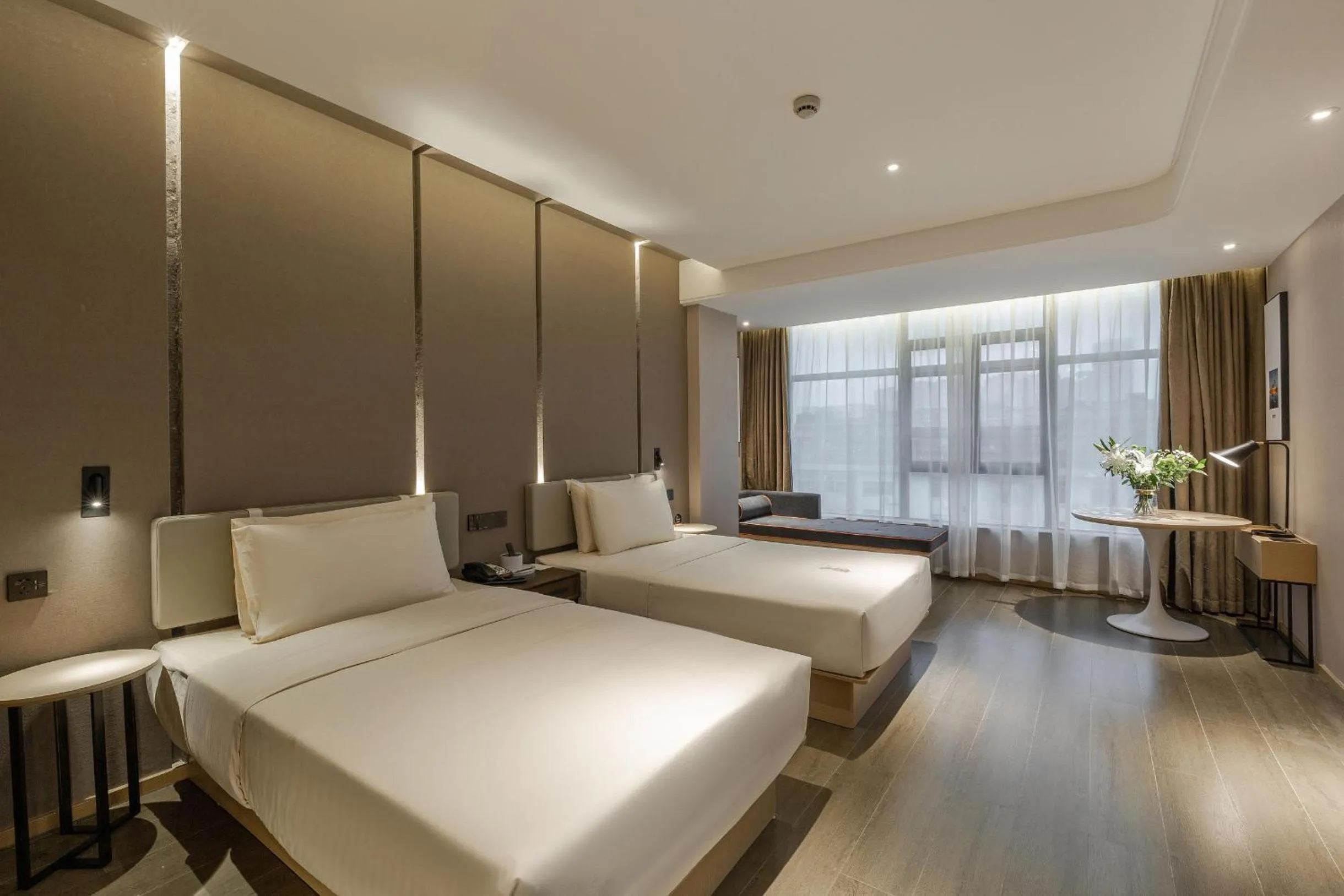 Bed in Atour Hotel Chengdu North Renmin Road