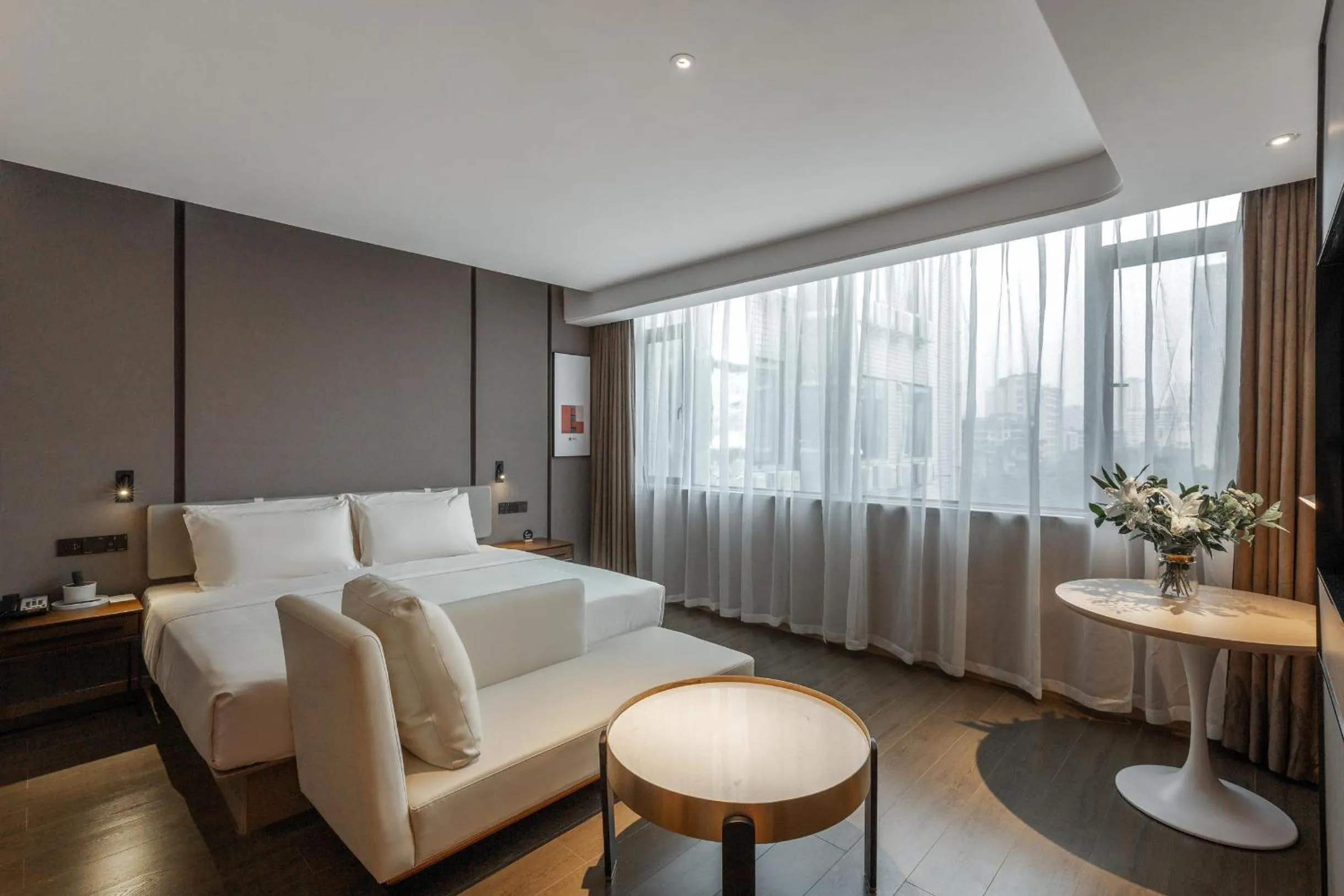 Bed in Atour Hotel Chengdu North Renmin Road