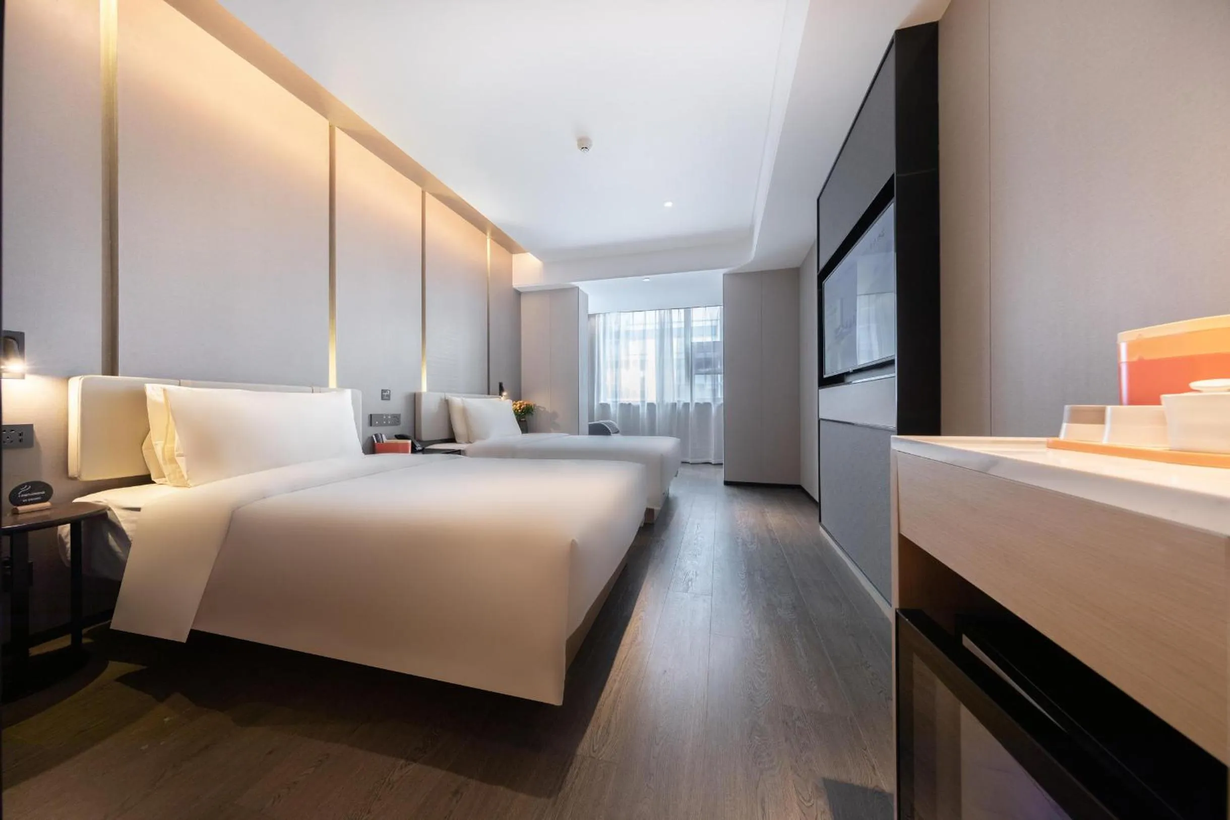 Bed in Chengdu Consulate Road, Sichuan University Wangjiang Campus Atour Hotel