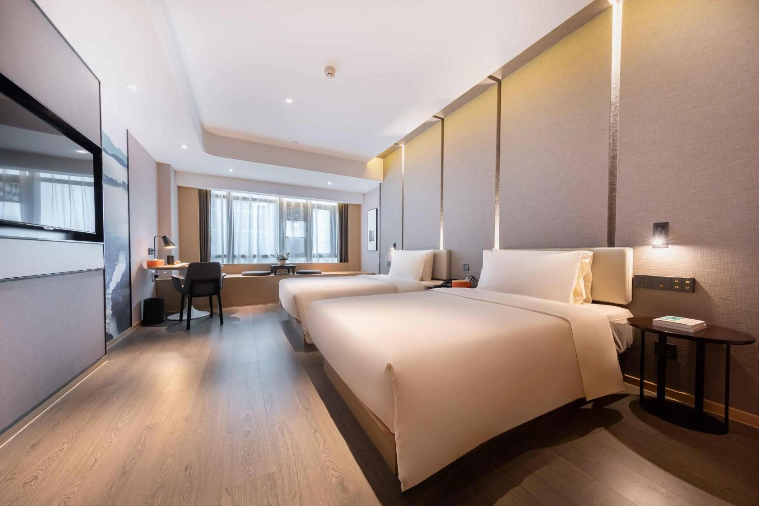 Bed in Atour Hotel Guiyang Guanshan Lake City Government