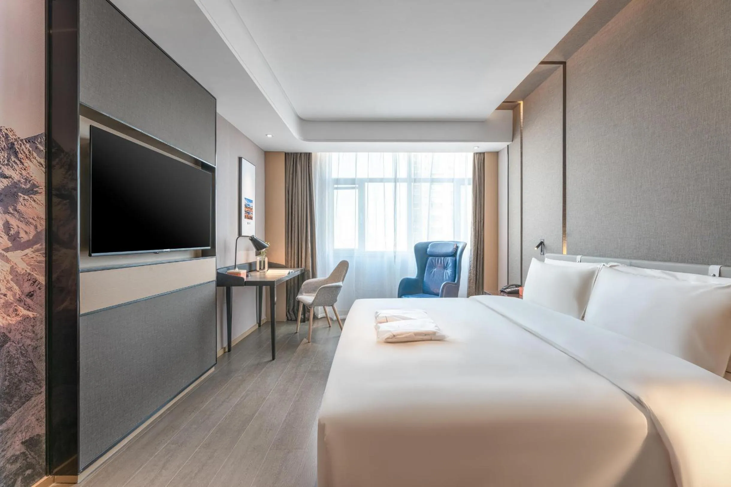 Bed in Atour Hotel Kashgar Ancient City Pedestrain Street