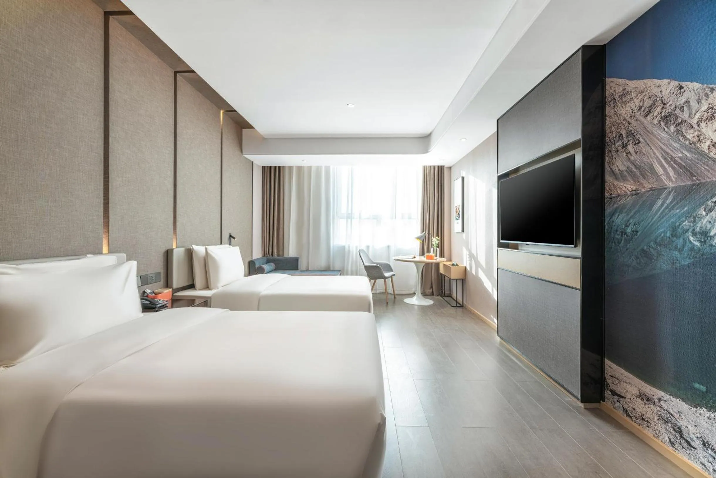 Bed in Atour Hotel Kashgar Ancient City Pedestrain Street