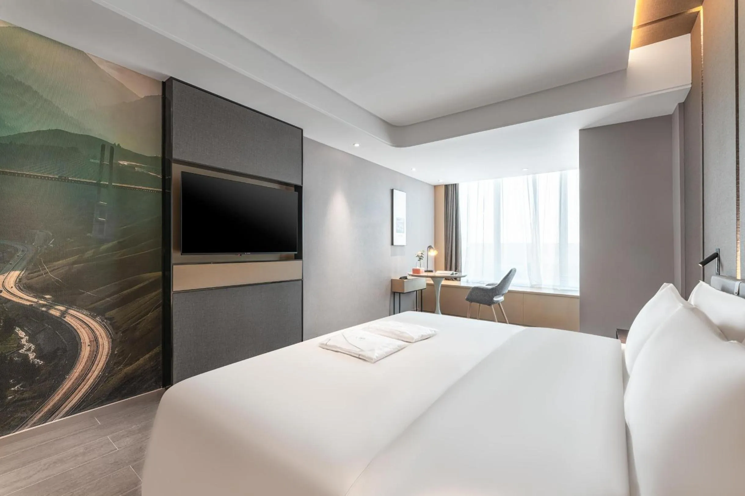 Bed in Atour Hotel Kashgar Ancient City Pedestrain Street