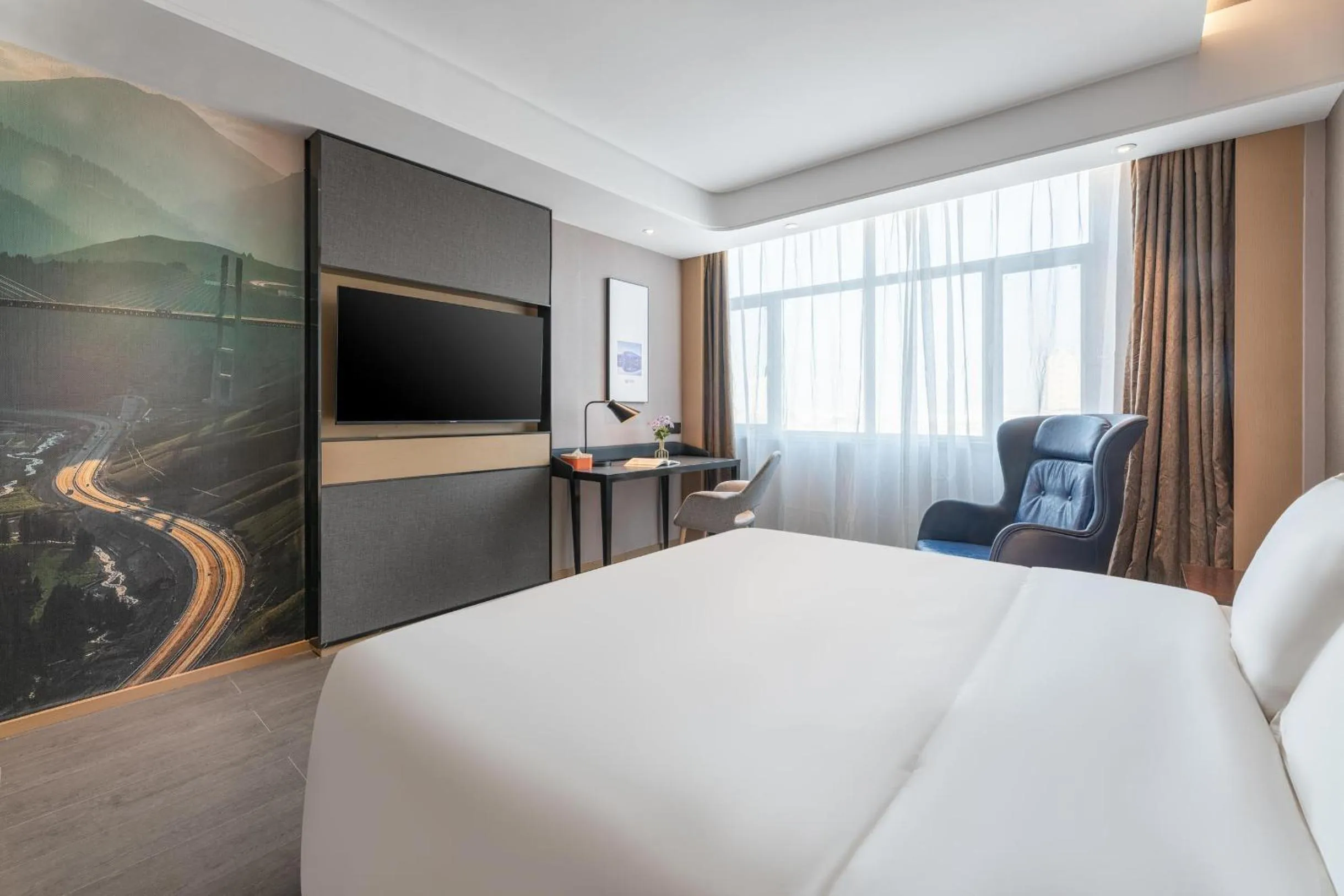 Bed in Atour Hotel Kashgar Ancient City Pedestrain Street