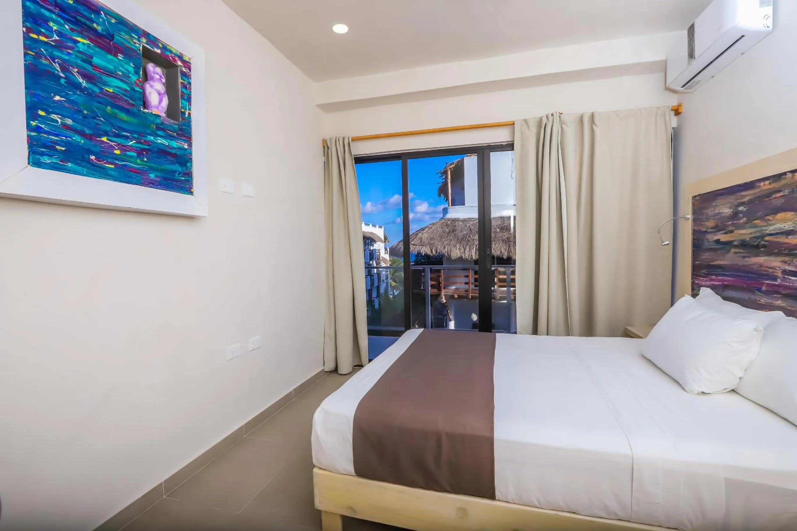 Bed in Hotel Inkanto