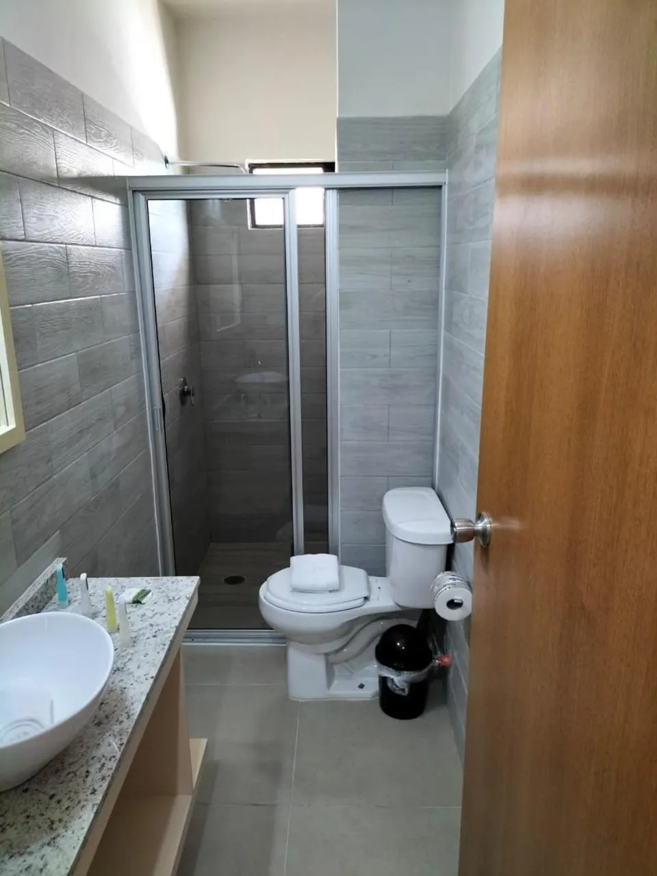 Bathroom in Hotel Inkanto