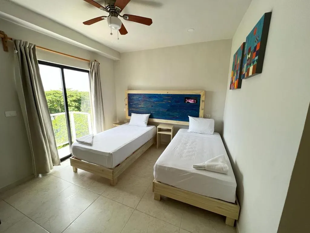 Bed in Hotel Inkanto