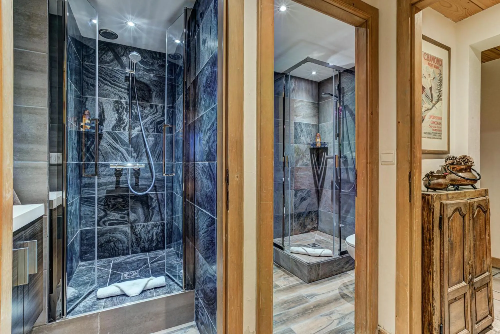 Shower in Chalet Tissières