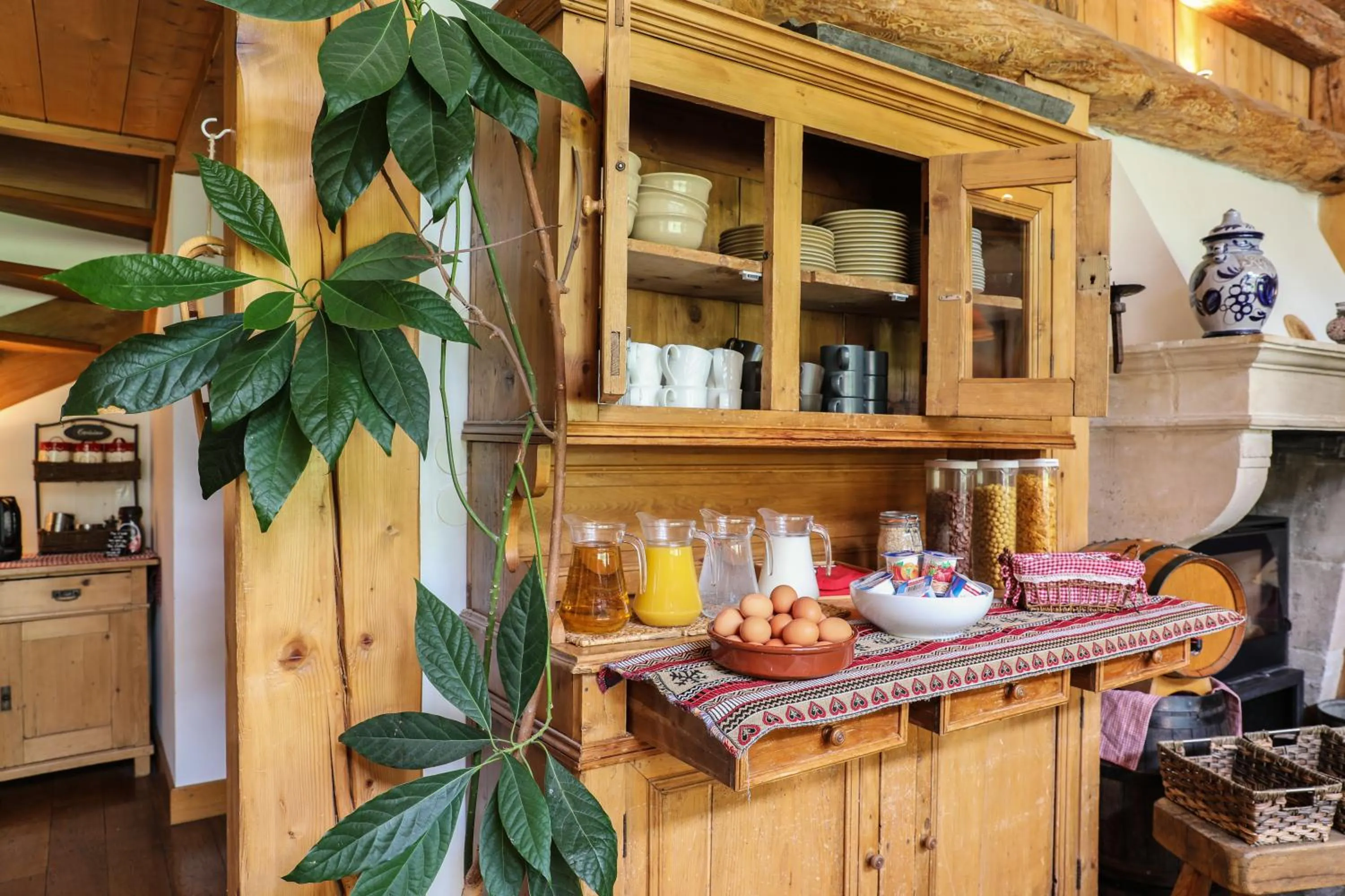 Food and drinks in Chalet Tissières