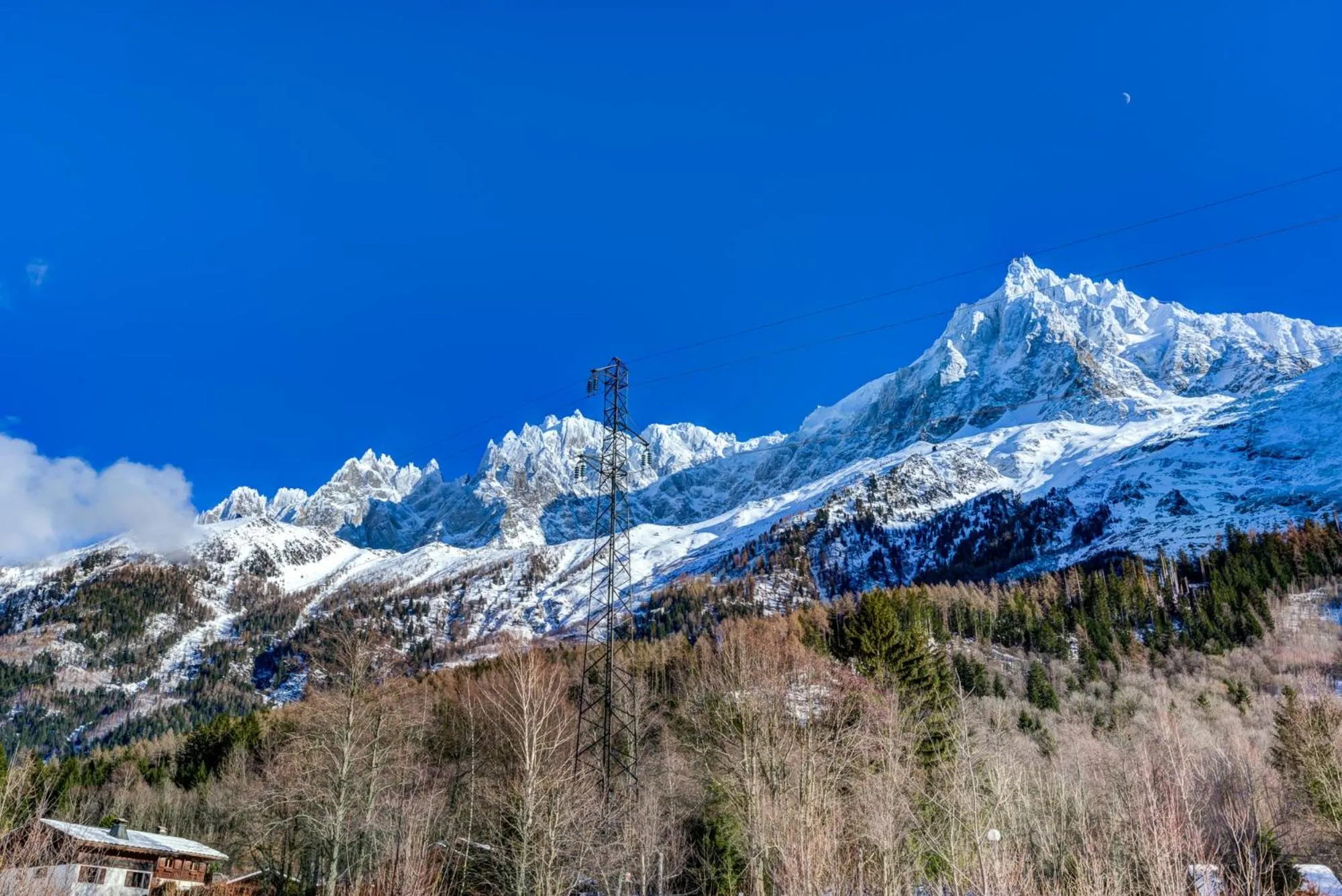 Natural landscape in Chalet Tissières