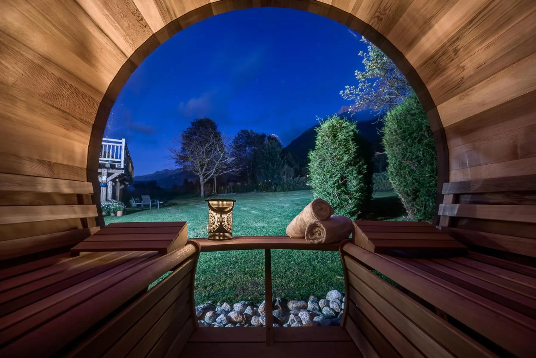 Sauna in Chalet Tissières