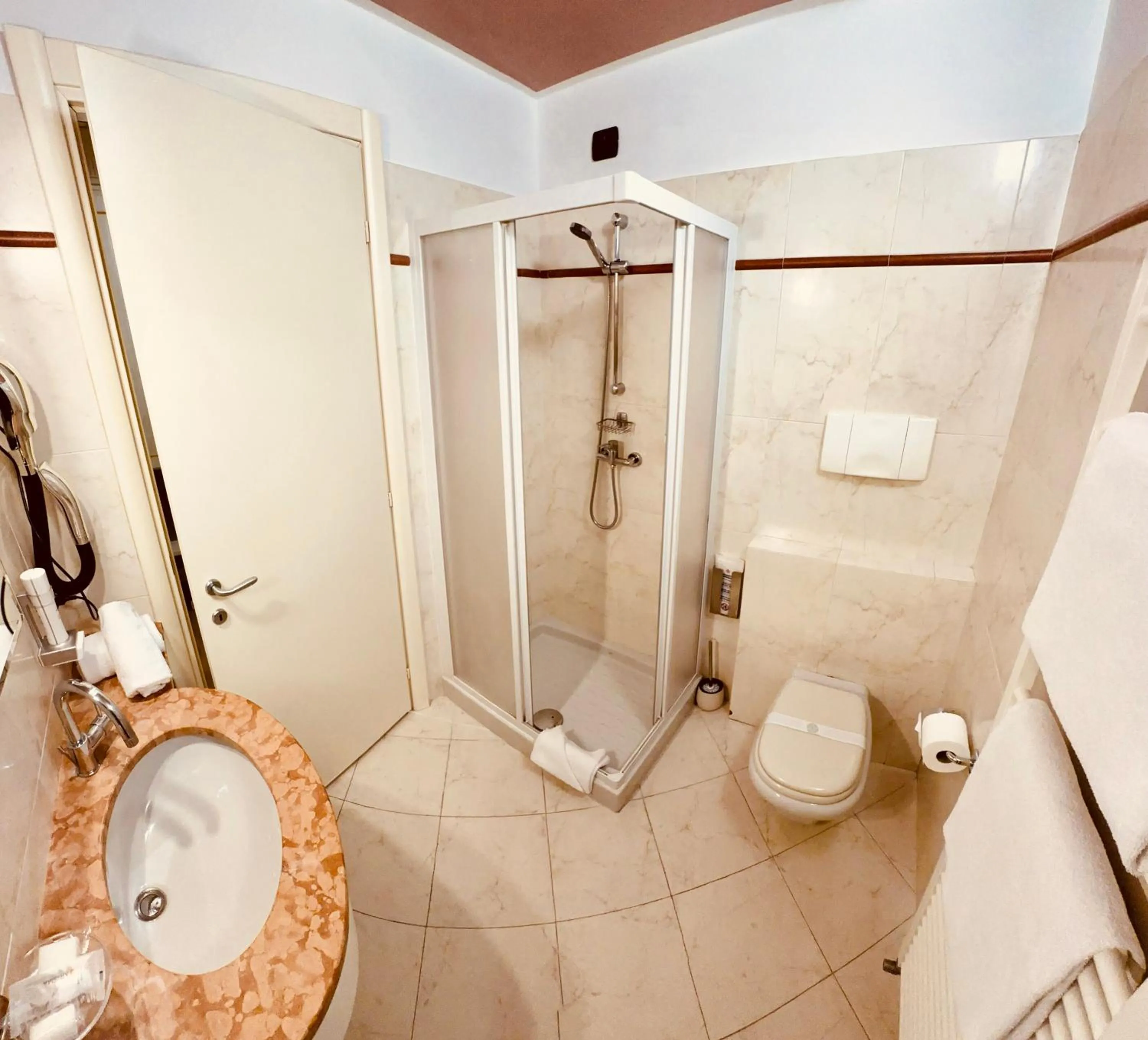 Shower in Hotel Malpensa INN Aereoporto