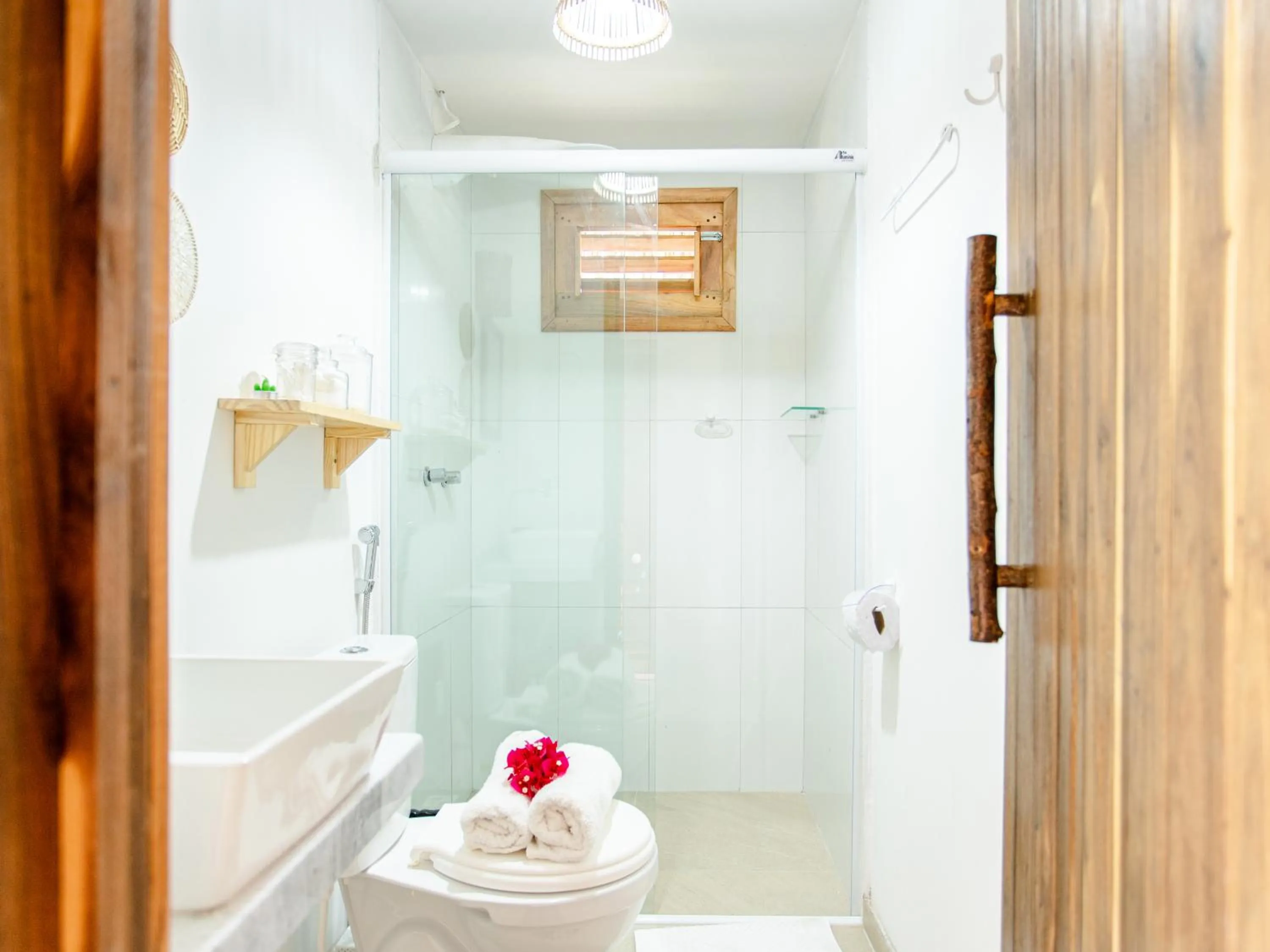 Bathroom in Chalés Caminho dos Ventos em Barrinha de Baixo, CE, 9km do Preá