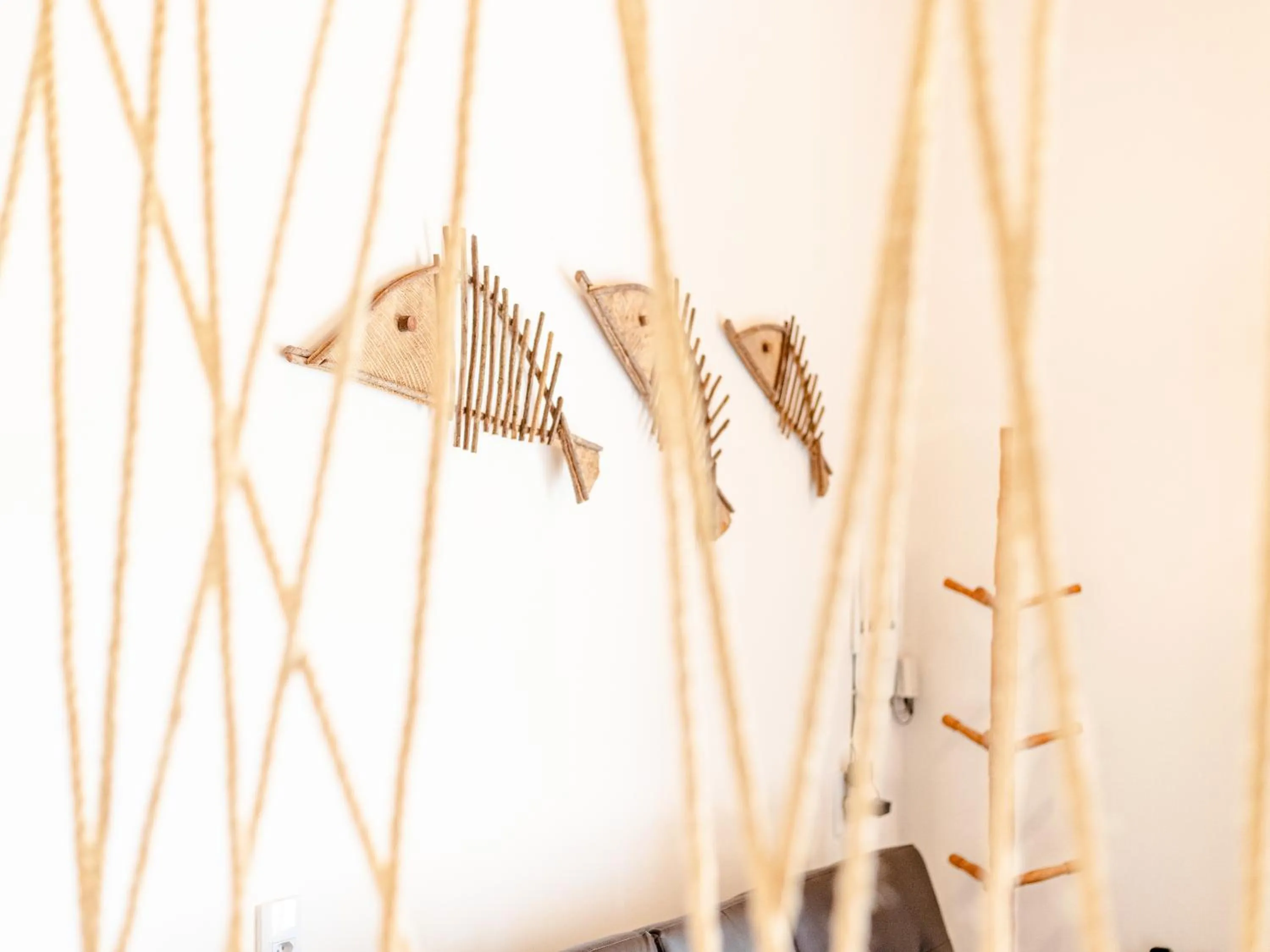 Decorative detail in Chalés Caminho dos Ventos em Barrinha de Baixo, CE, 9km do Preá