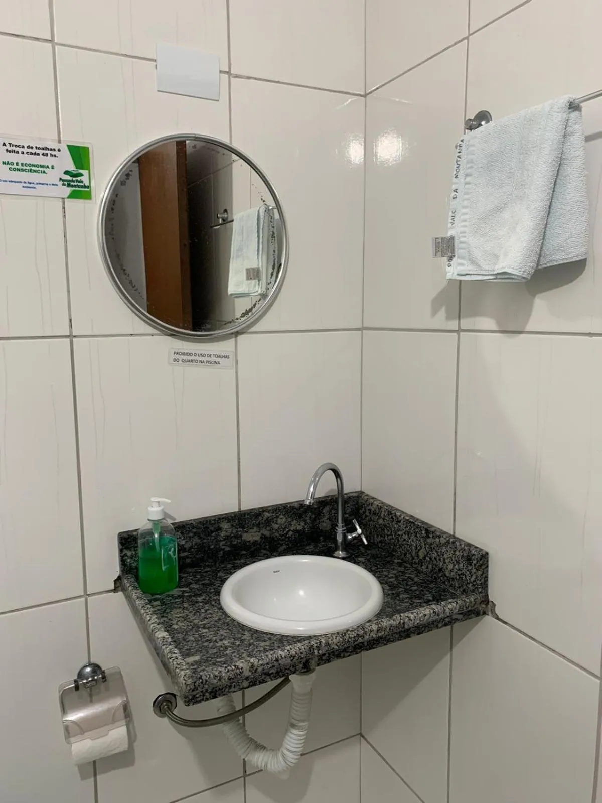 Bathroom in Pousada Vale da Montanha