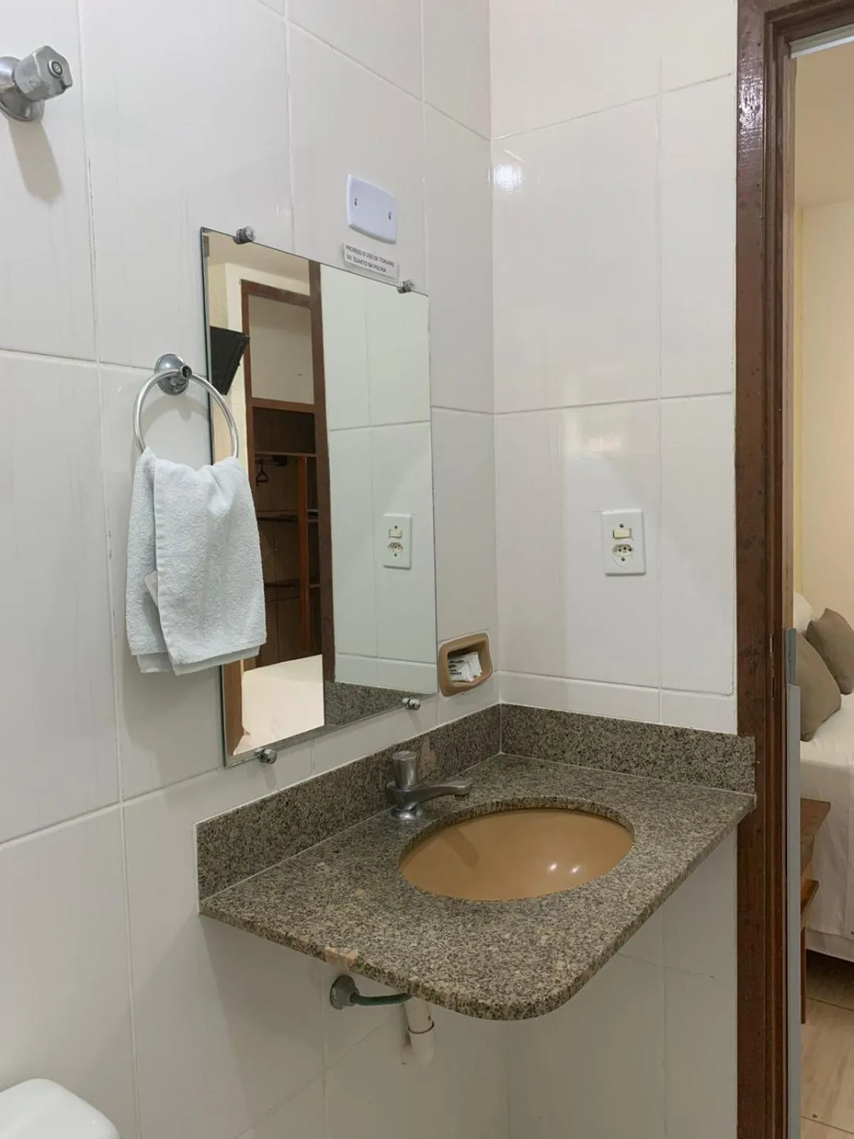 Bathroom in Pousada Vale da Montanha