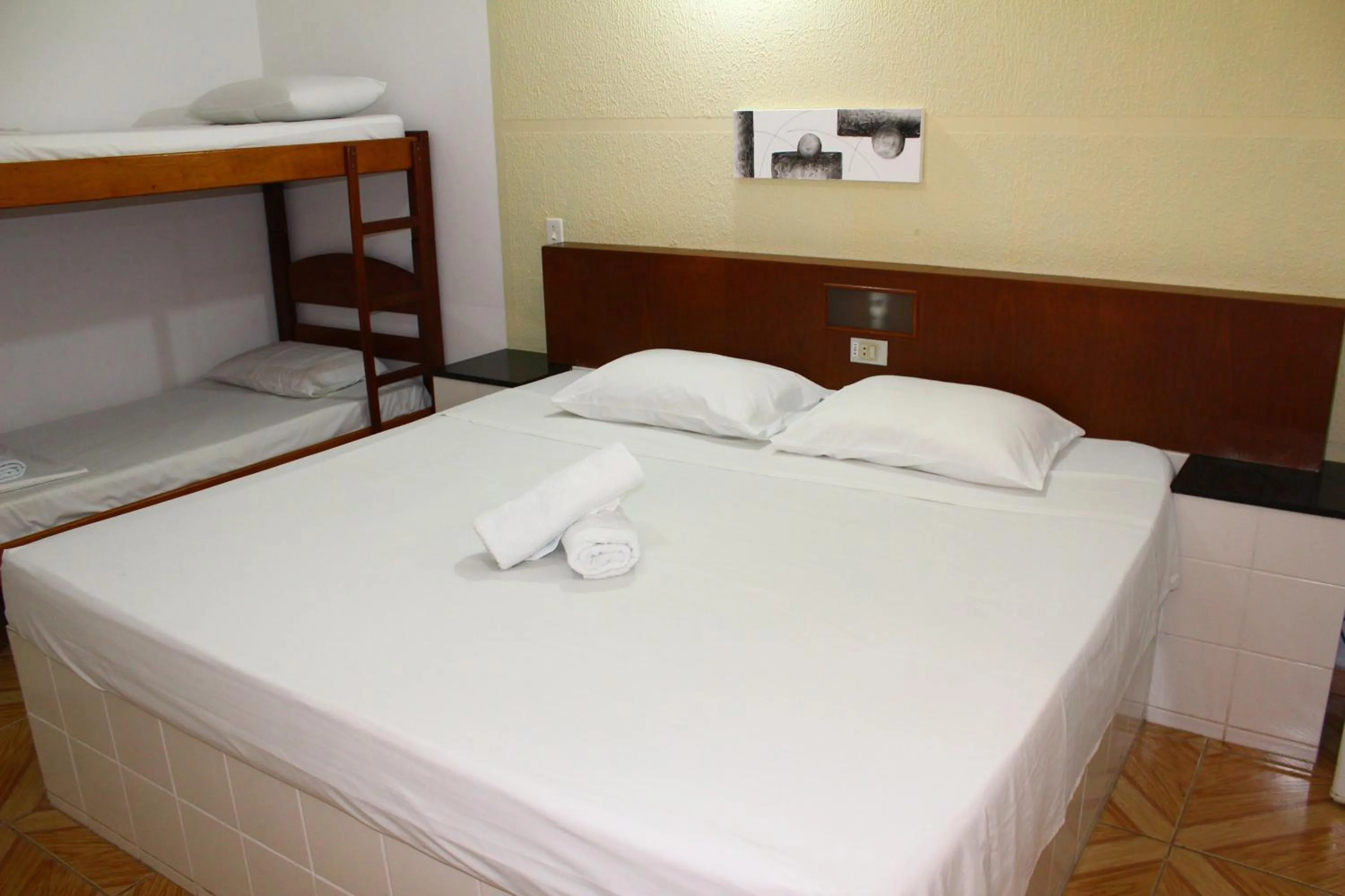 Bed in Pousada Vale da Montanha