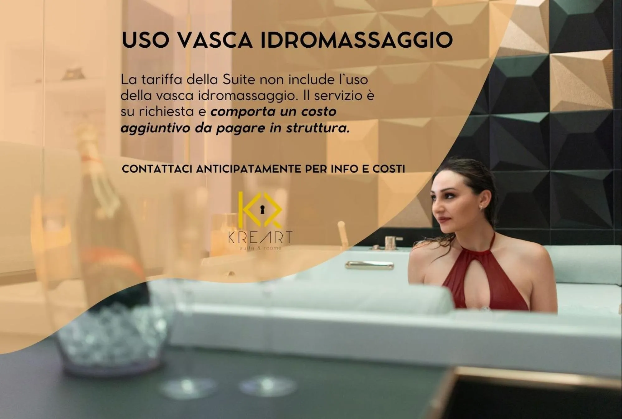 Hot Tub in Kreart Suite & Rooms B&B