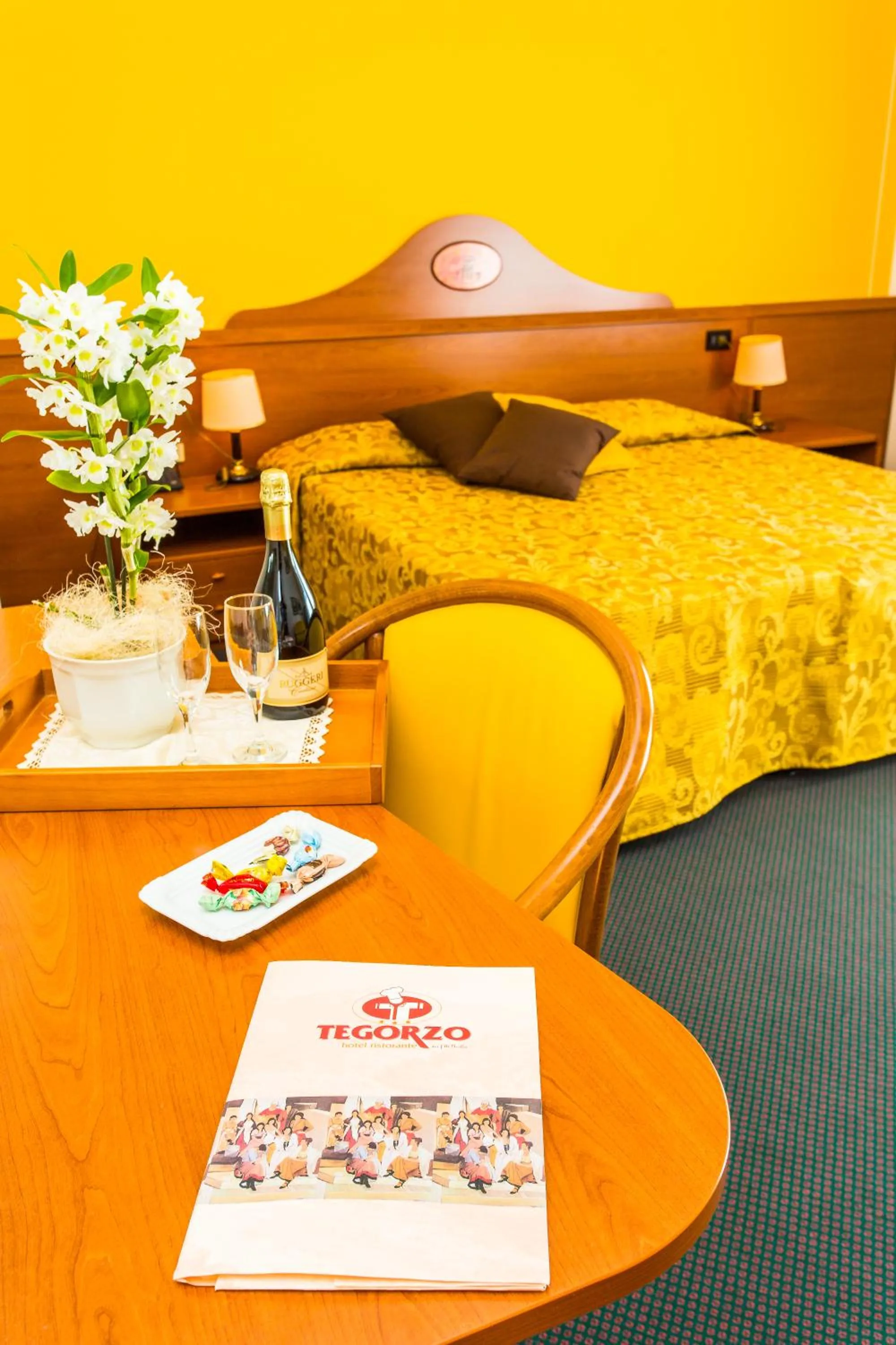 Bed in Hotel Tegorzo