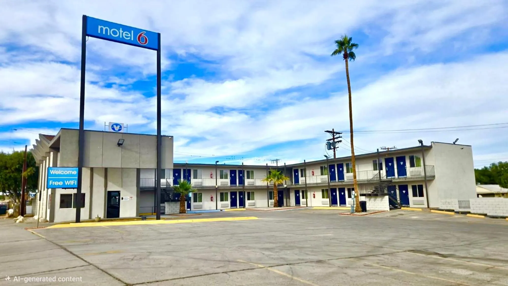 Property building in Motel 6-Blythe, CA - South