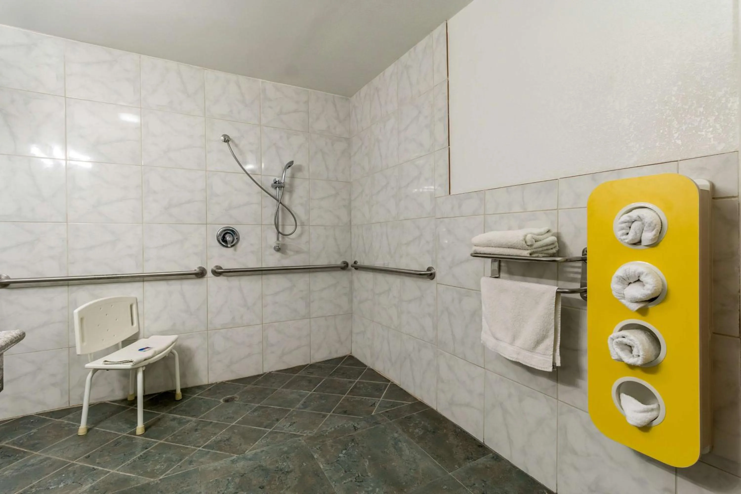 Shower in Motel 6-Blythe, CA - South