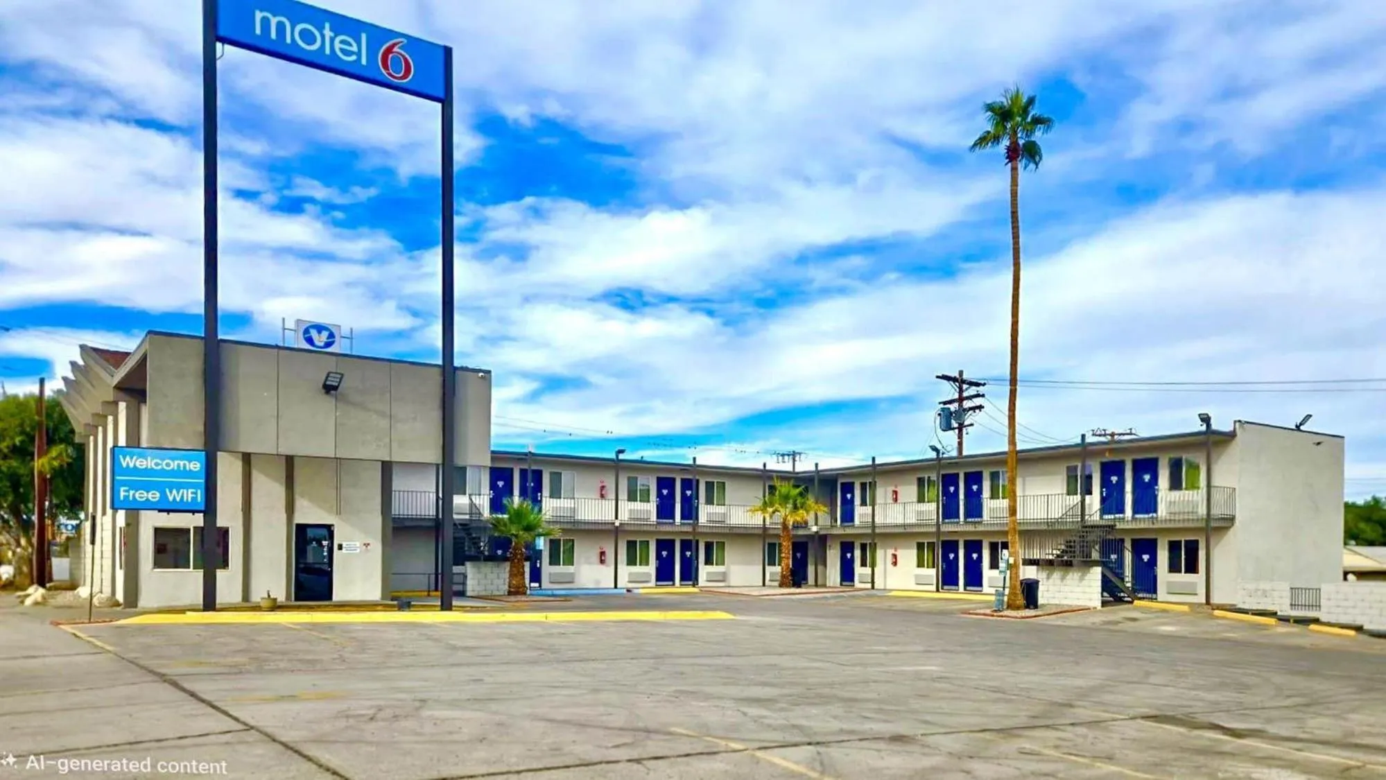 Property building in Motel 6-Blythe, CA - South