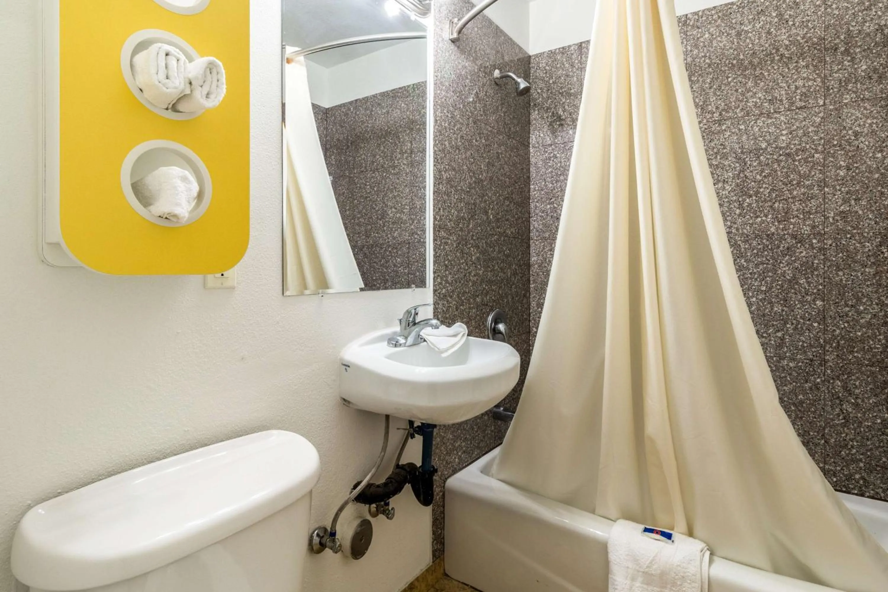 Shower in Motel 6-Blythe, CA - South