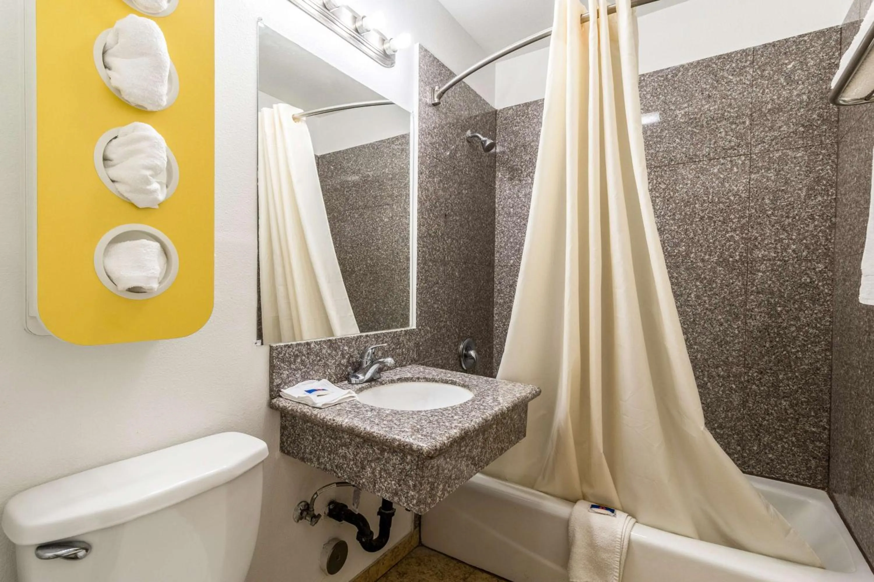 Shower in Motel 6-Blythe, CA - South