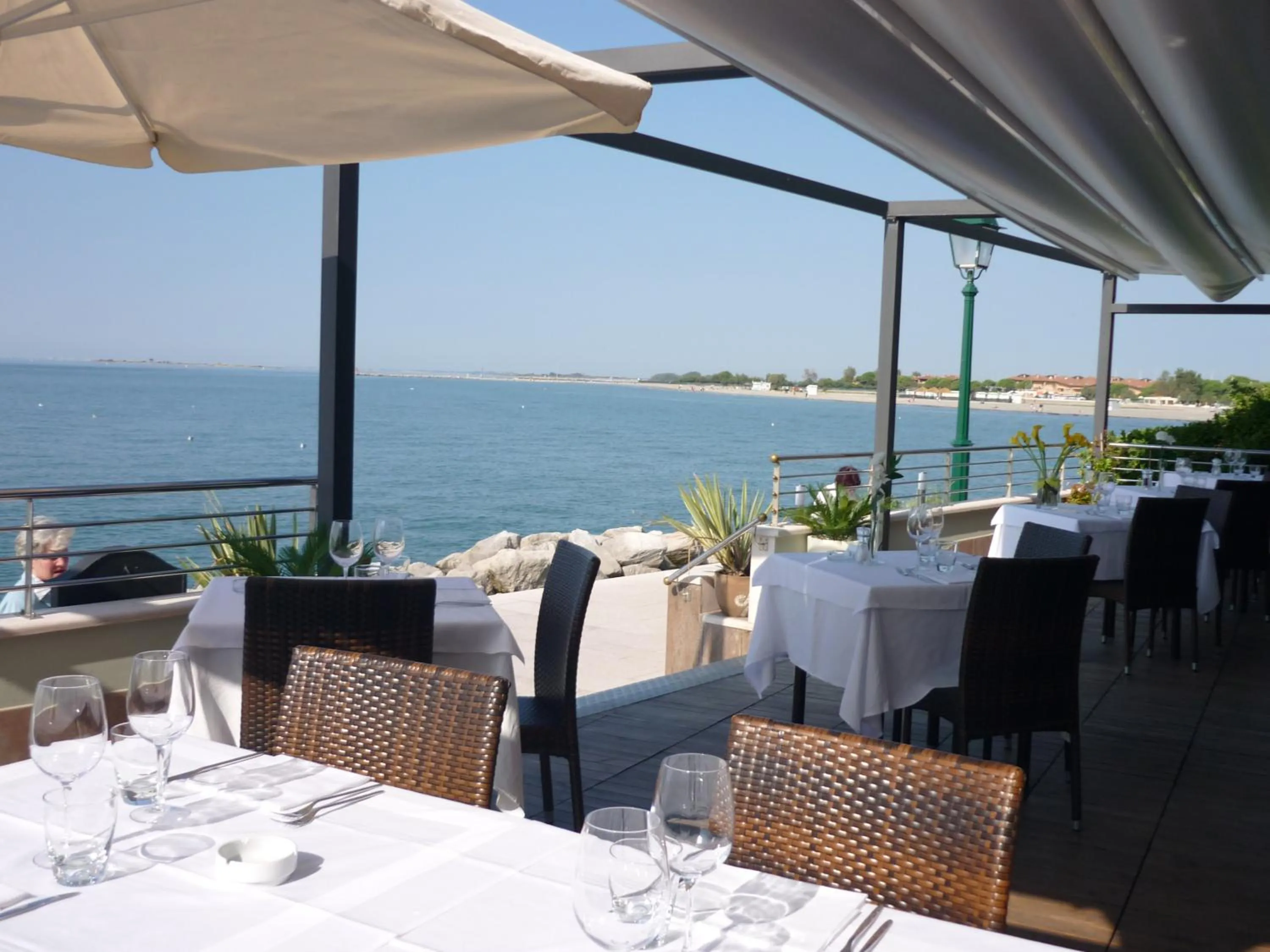 Patio in Hotel Marea