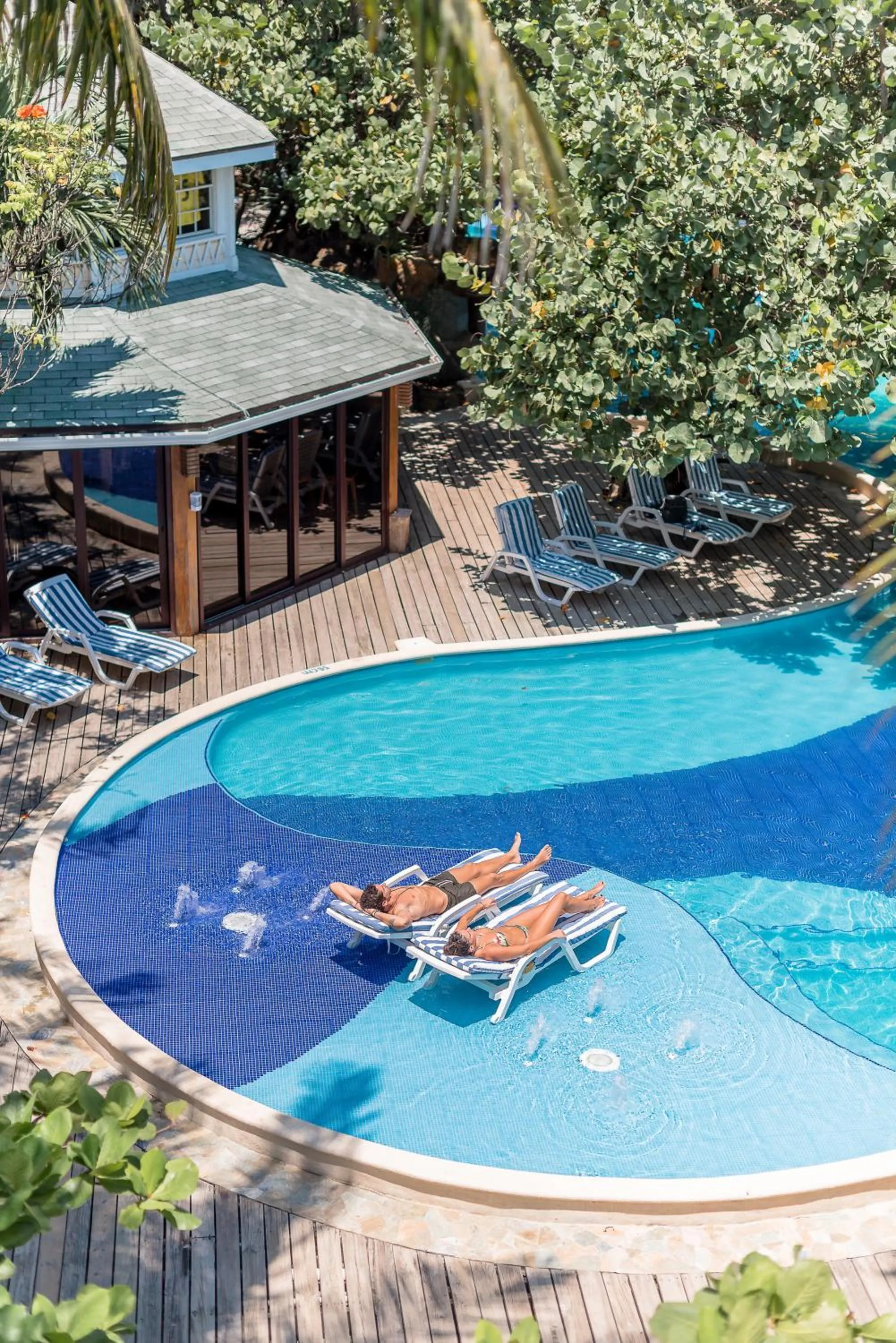 Pool view in Paradise Beach Hotel & Resort