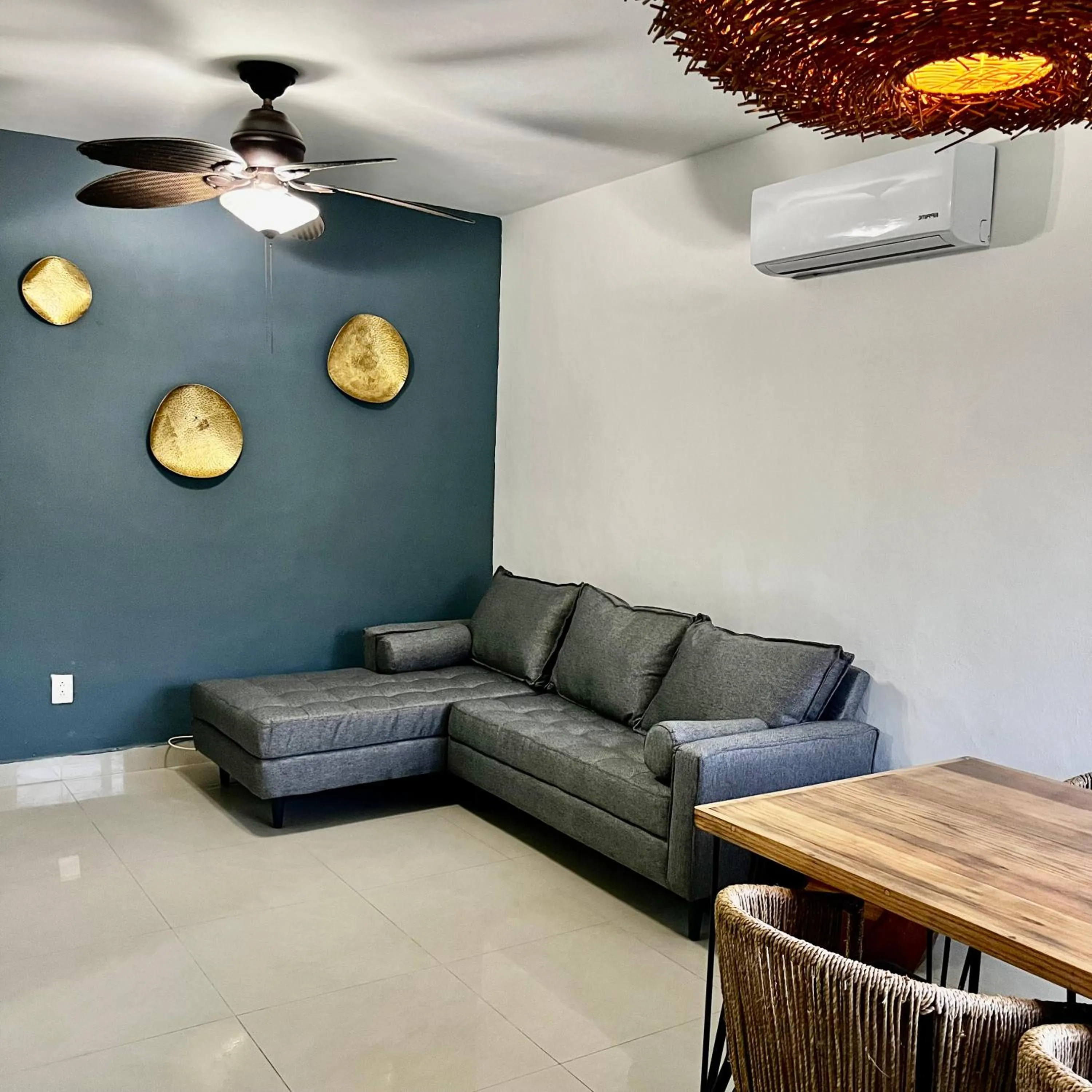 Living room in Condominio en ZH Cancun