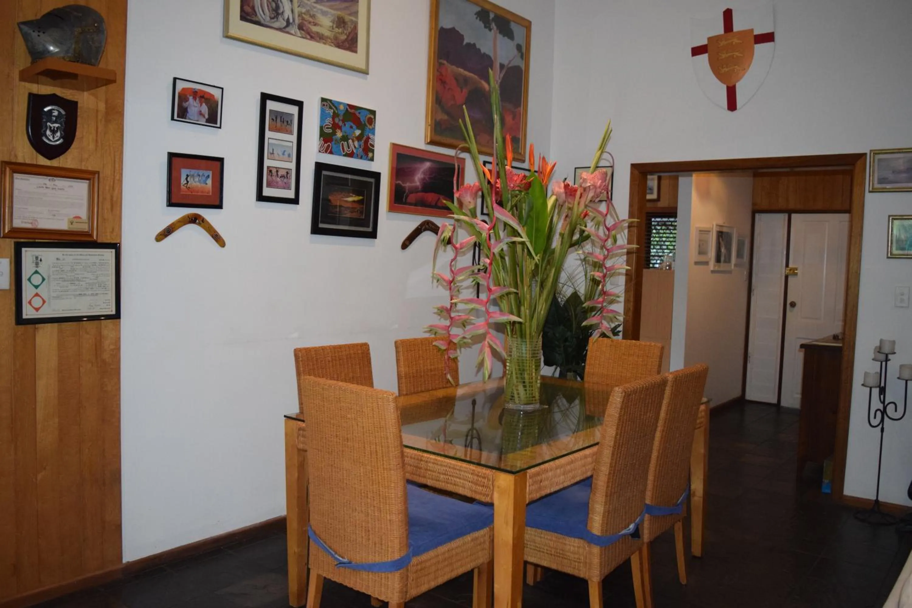 Dining area in South Pacific Bed & Breakfast